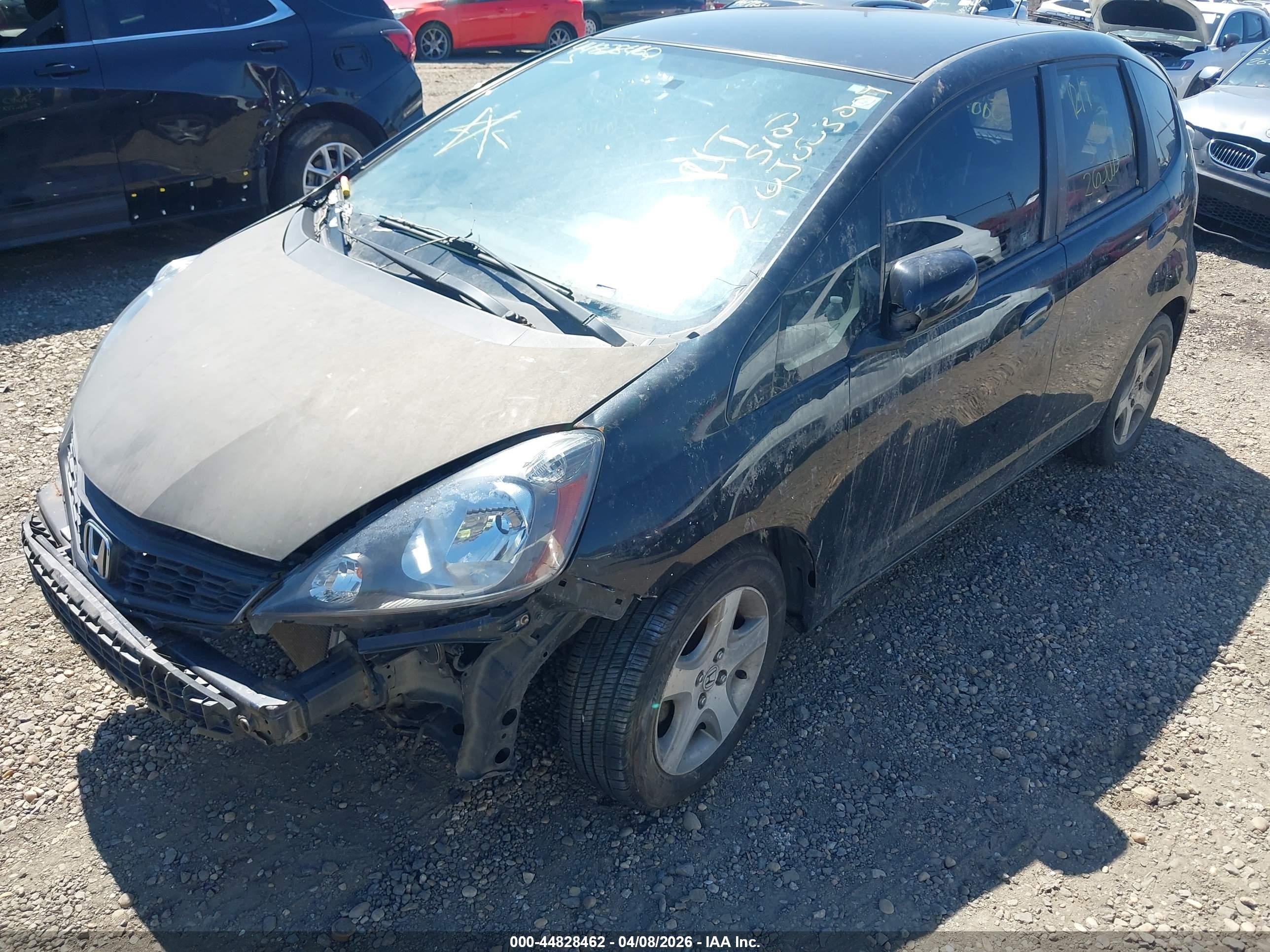 2013 Honda Fit Sport Black vin: JHMGE8H58DC018540