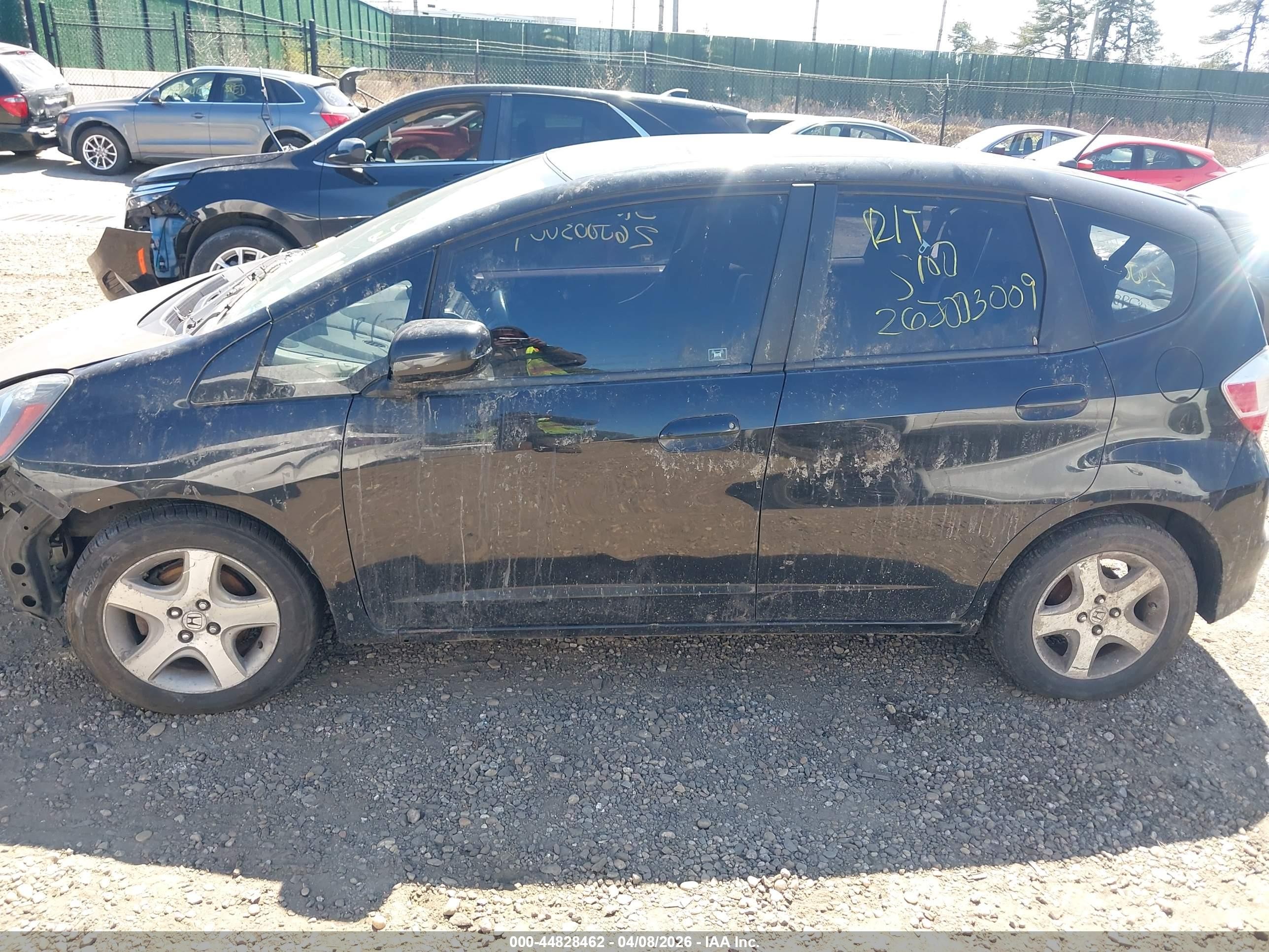 2013 Honda Fit Sport Black vin: JHMGE8H58DC018540