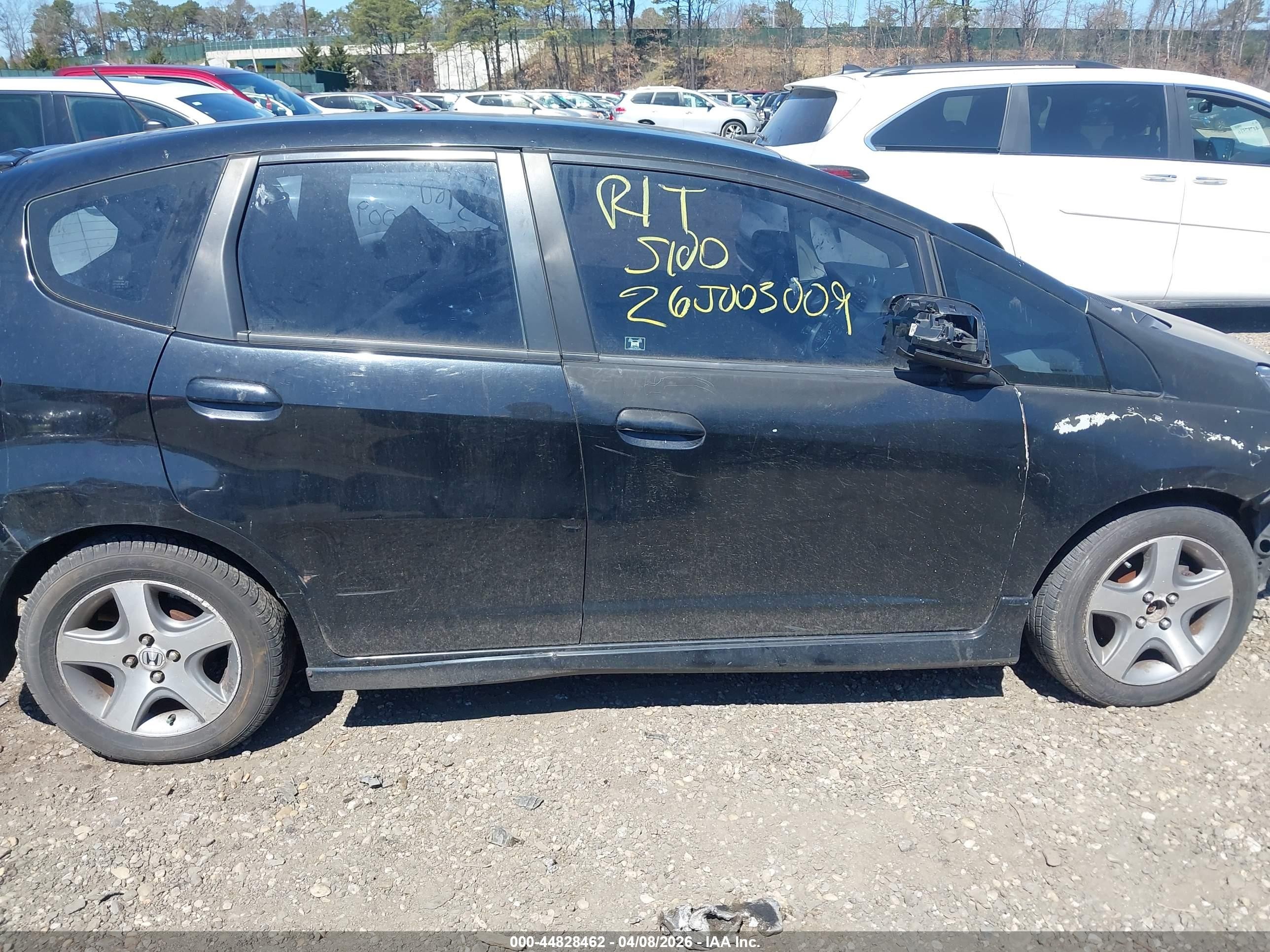 2013 Honda Fit Sport Black vin: JHMGE8H58DC018540