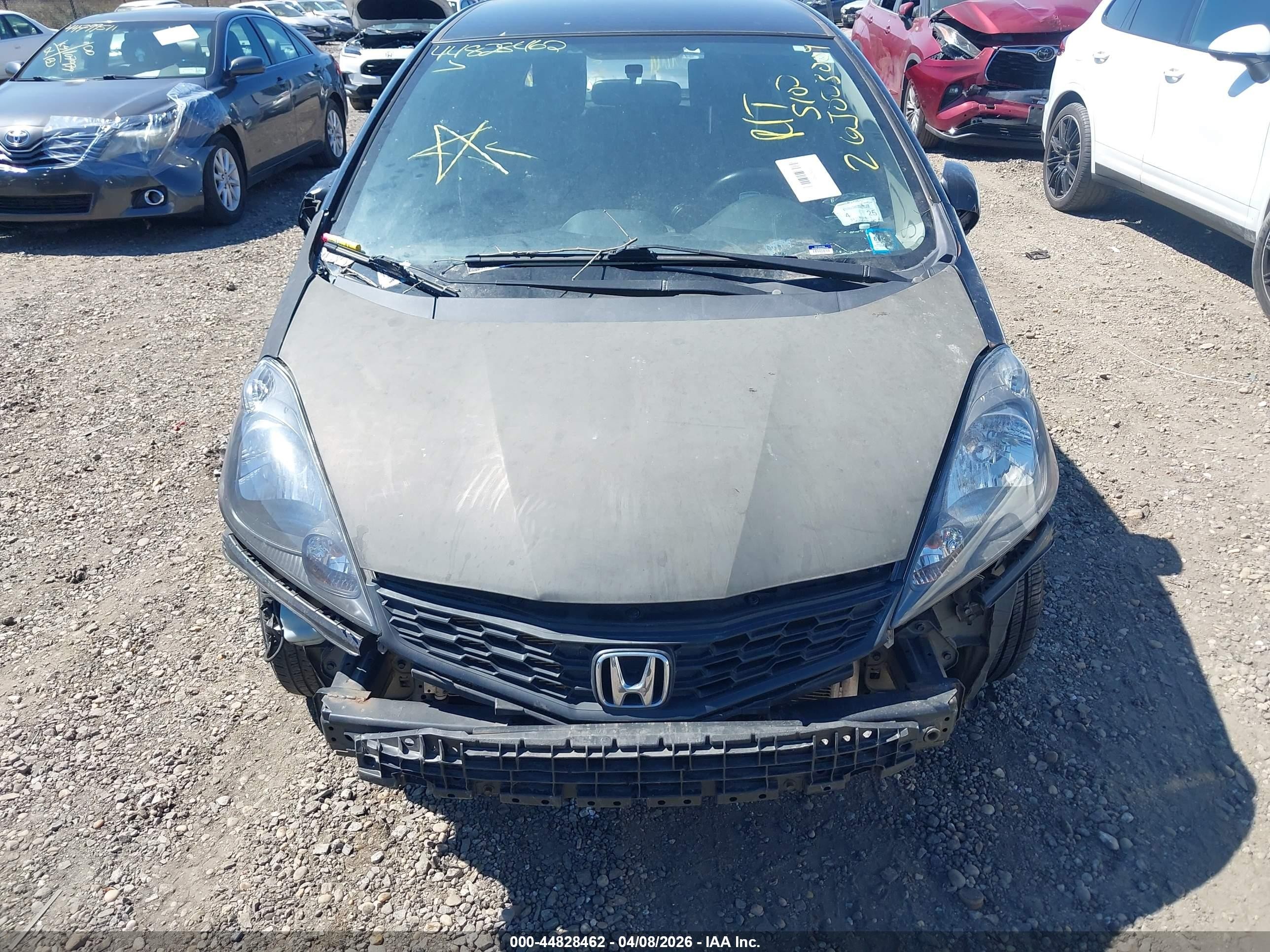 2013 Honda Fit Sport Black vin: JHMGE8H58DC018540