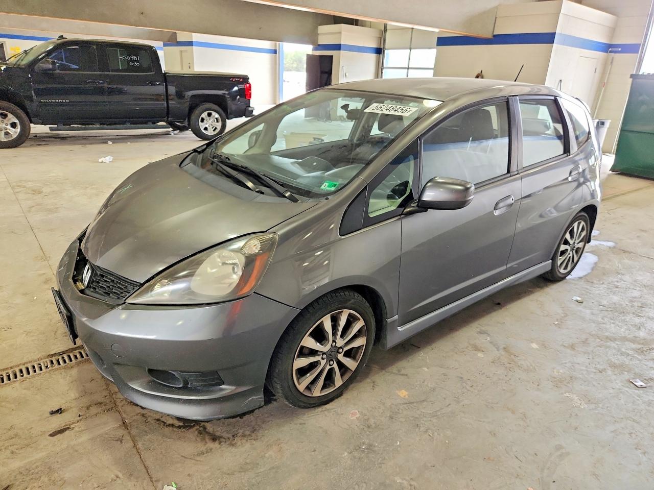2013 Honda Fit Sport Серый vin: JHMGE8H58DC021468