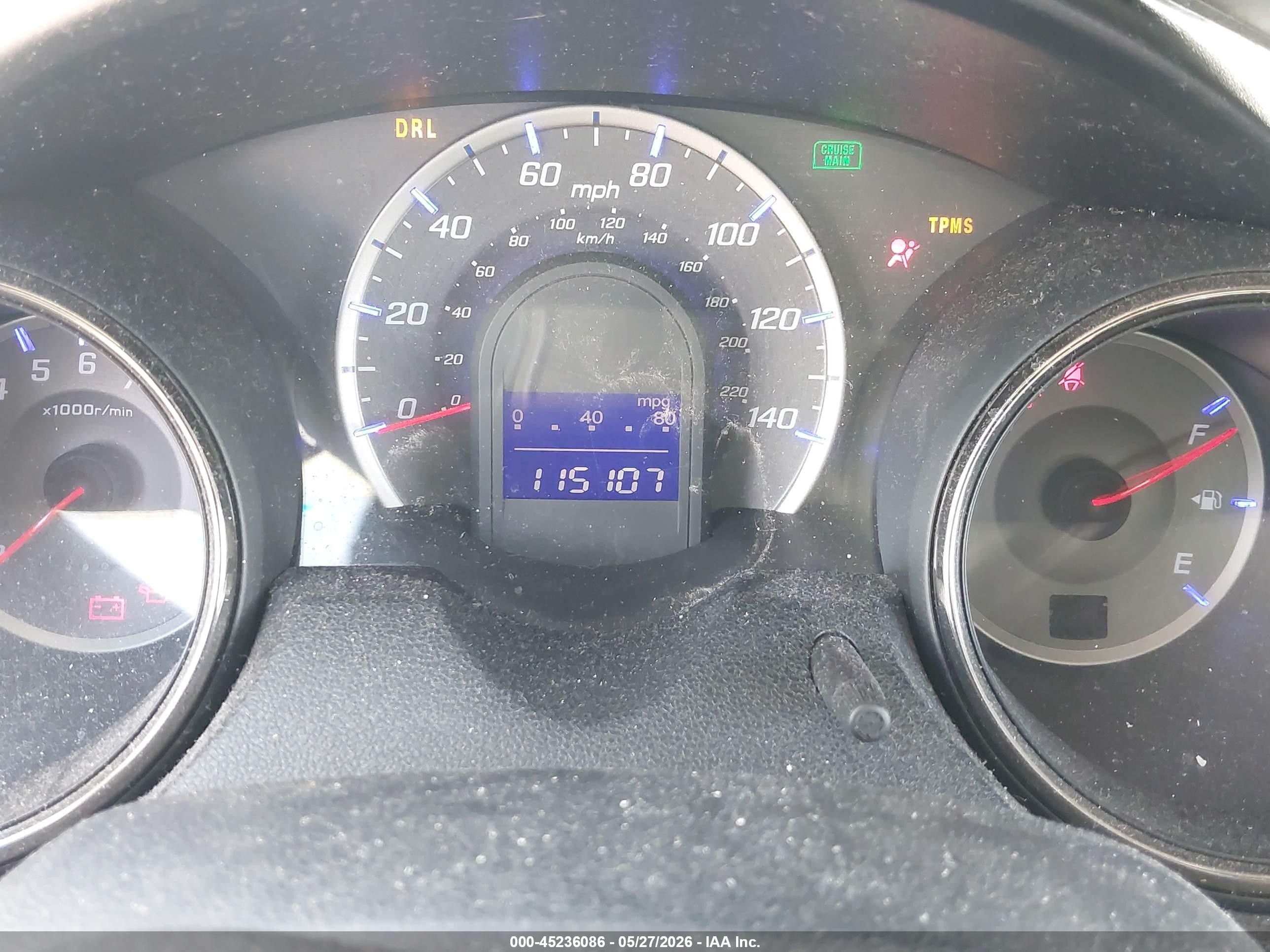 2013 Honda Fit Sport Серый vin: JHMGE8H58DC046659