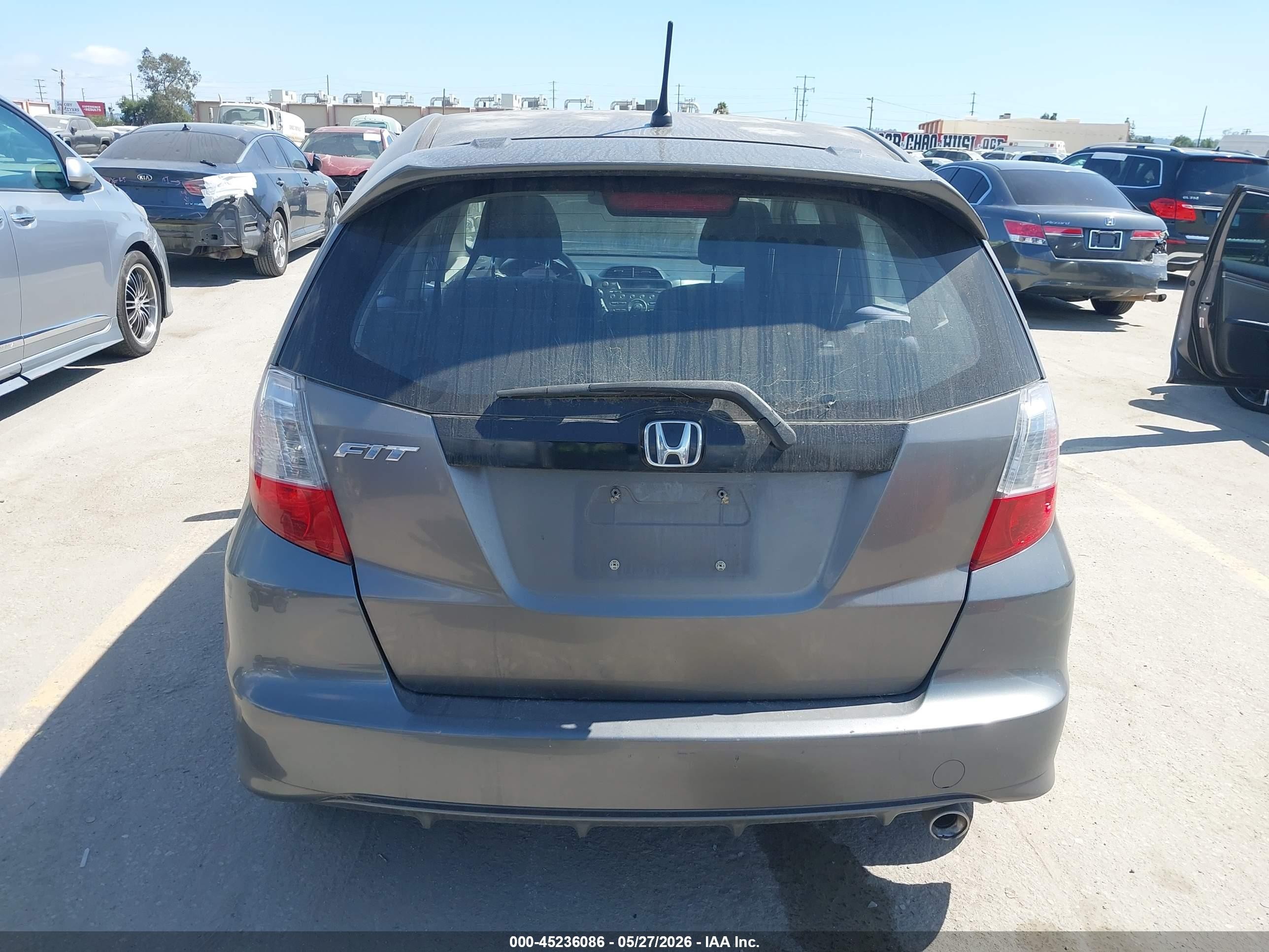 2013 Honda Fit Sport Серый vin: JHMGE8H58DC046659