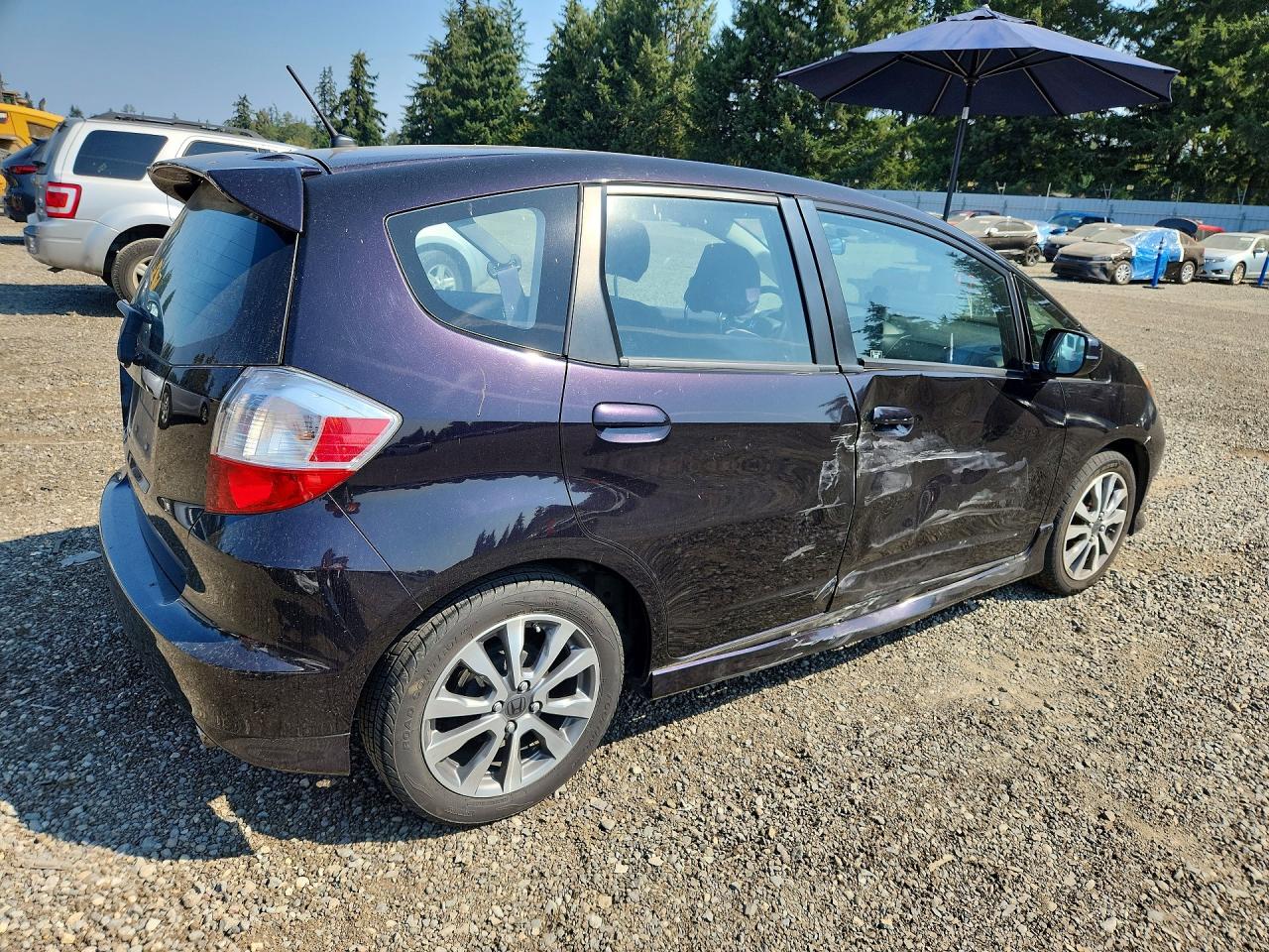 2013 Honda Fit Sport Фиолетовый vin: JHMGE8H58DC049495