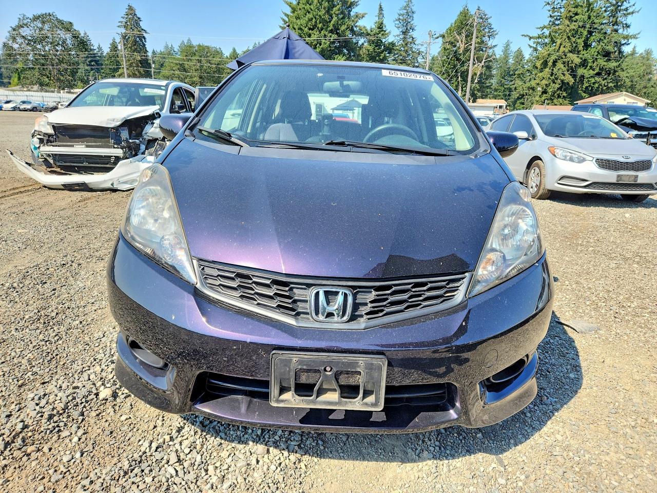 2013 Honda Fit Sport Фиолетовый vin: JHMGE8H58DC049495