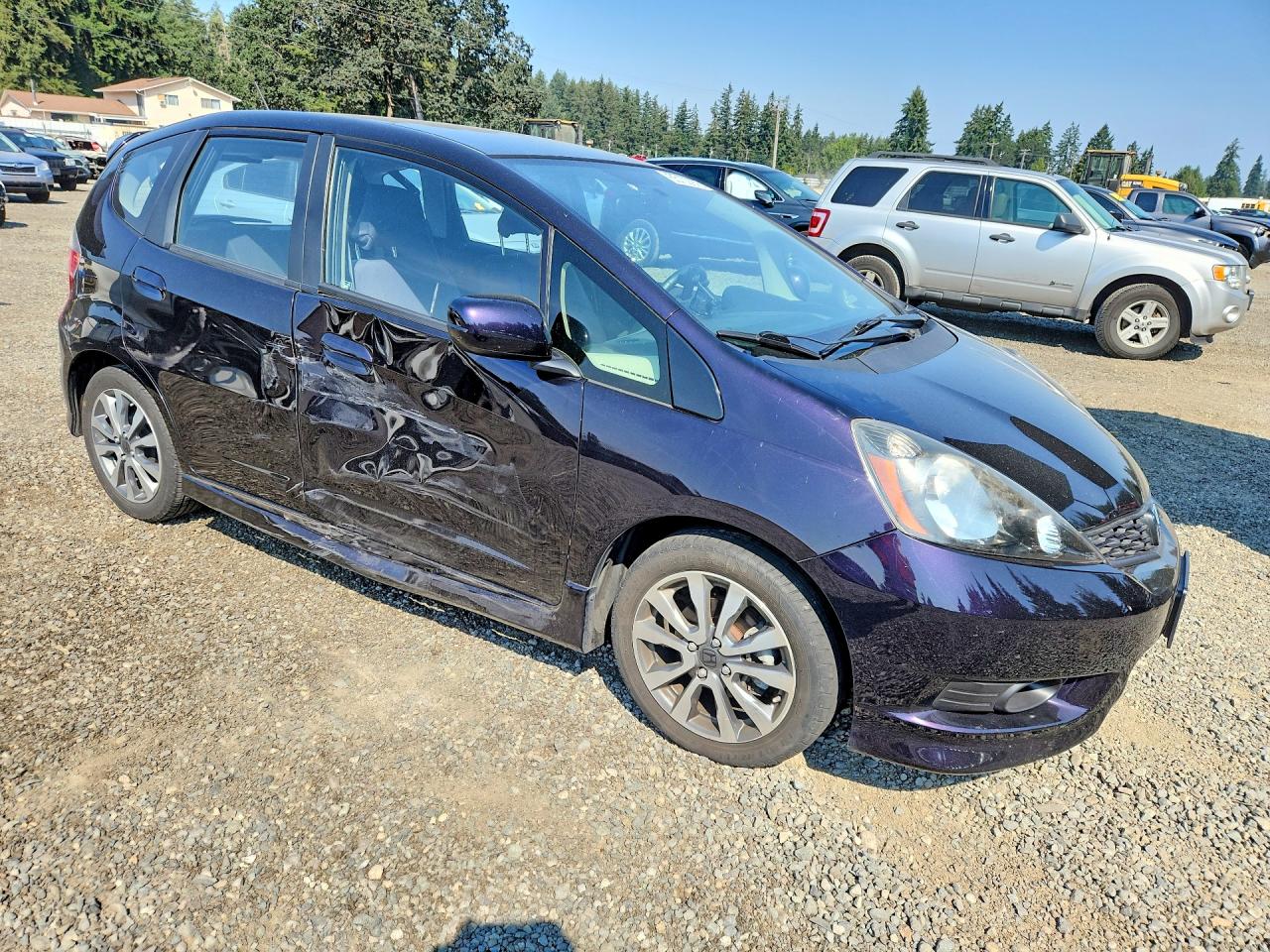 2013 Honda Fit Sport Фиолетовый vin: JHMGE8H58DC049495