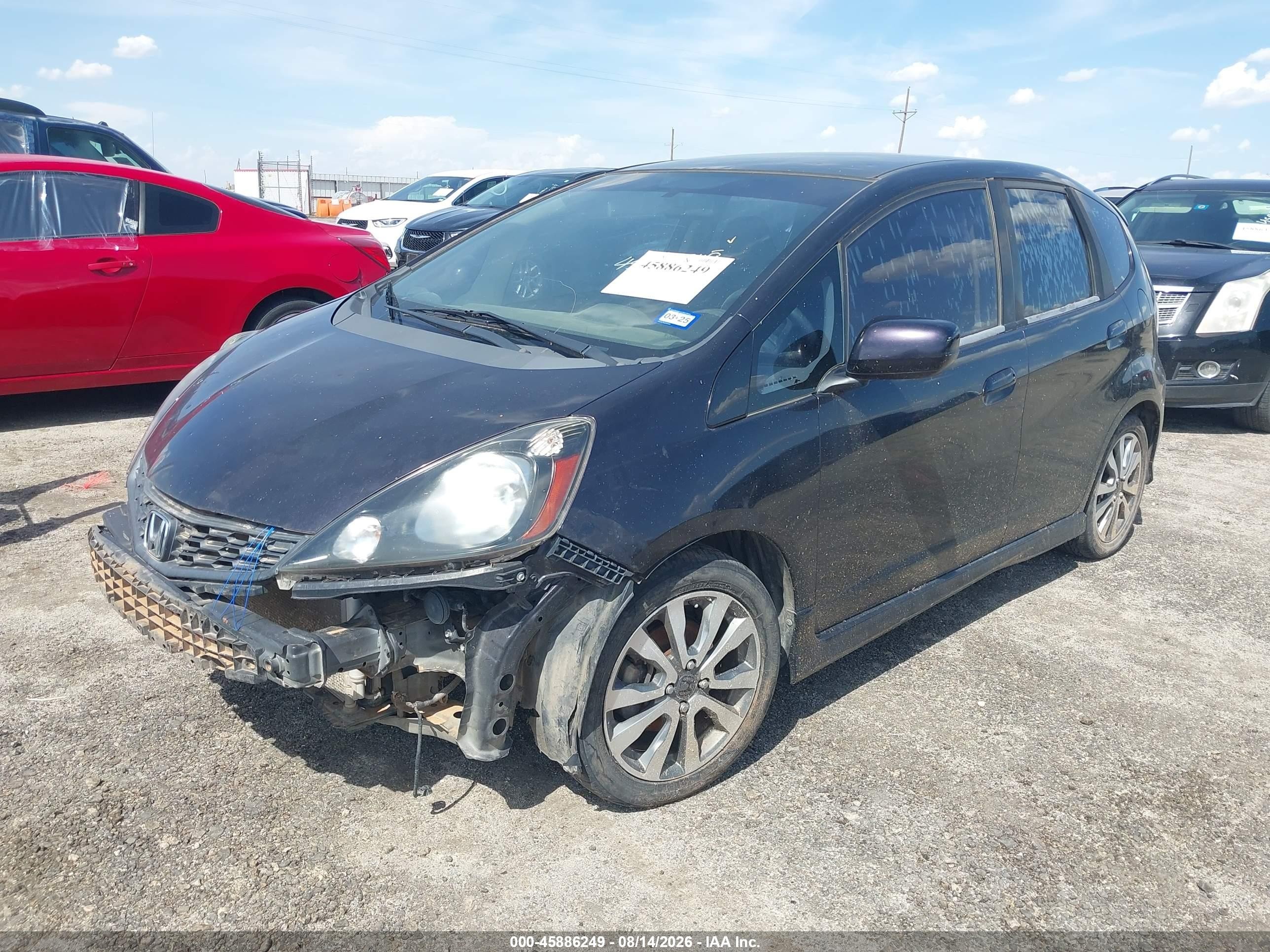 2013 Honda Fit Sport Purple vin: JHMGE8H58DC062957