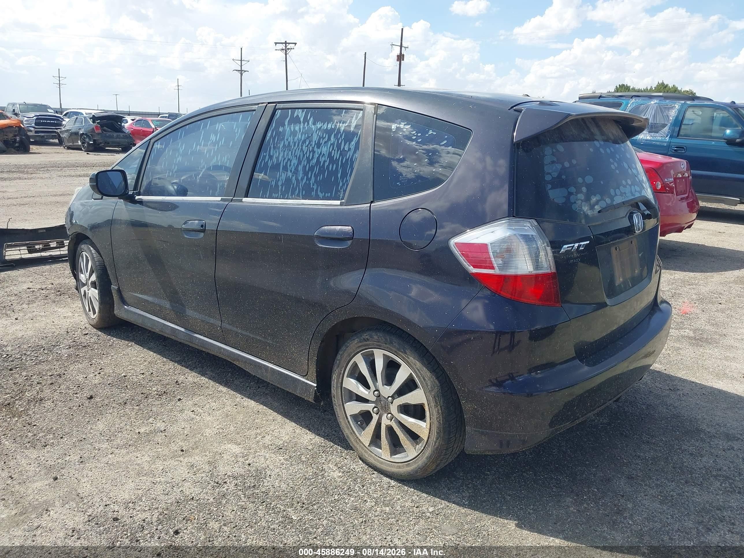 2013 Honda Fit Sport Purple vin: JHMGE8H58DC062957