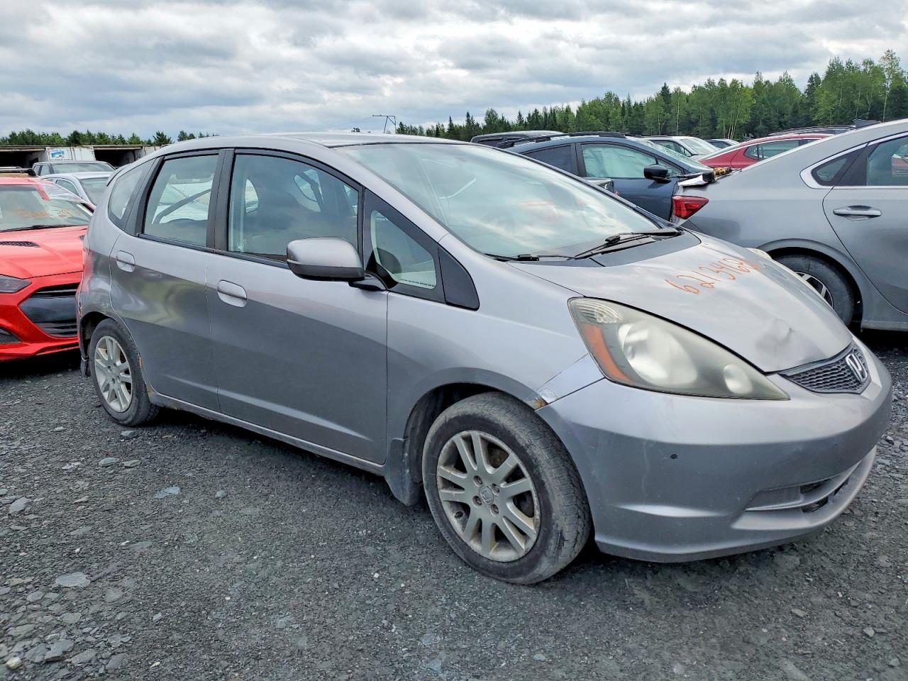 2010 Honda Fit Lx Серый vin: JHMGE8H59AS800976