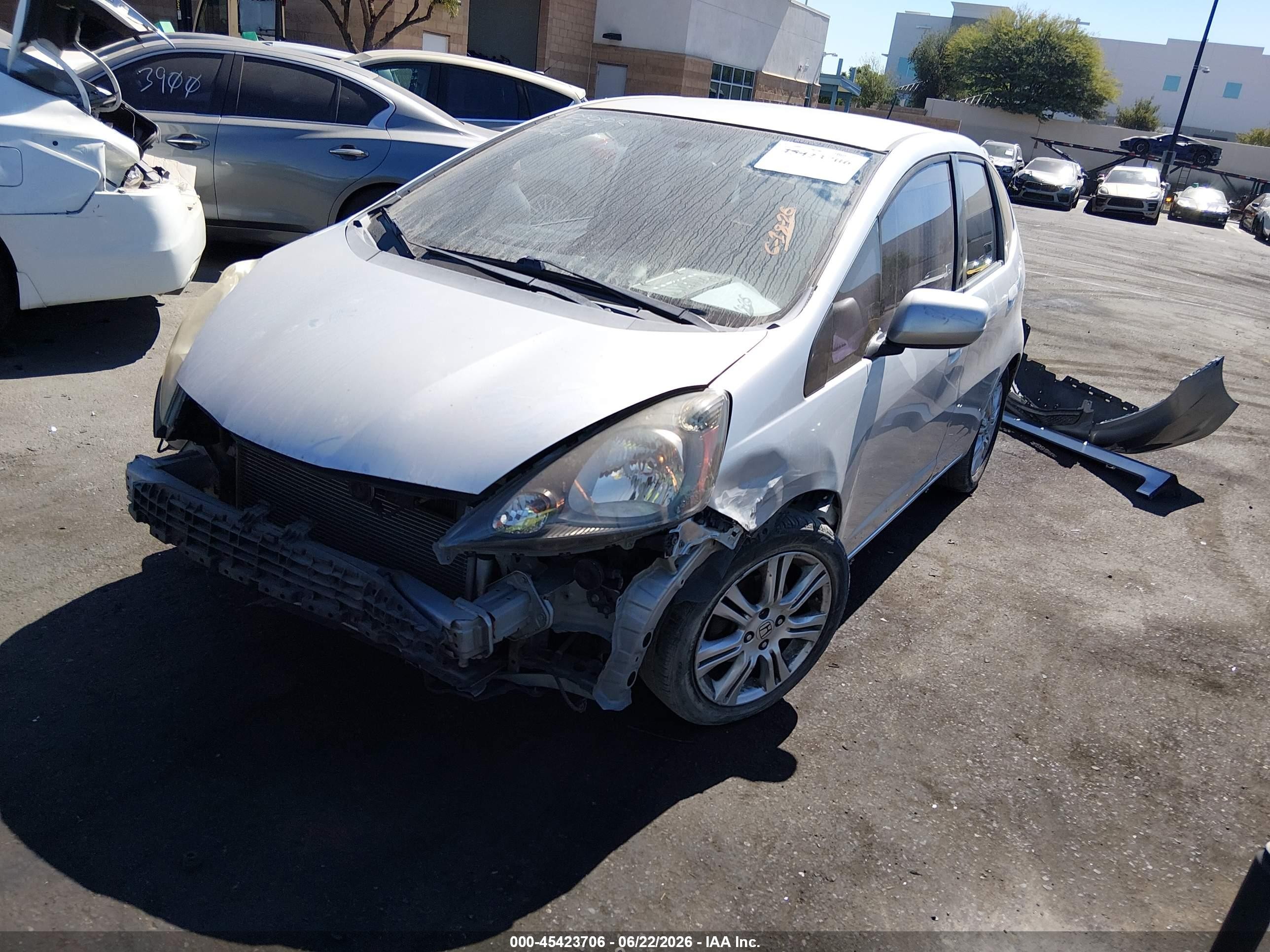 2011 Honda Fit Sport Silver vin: JHMGE8H59BC017720