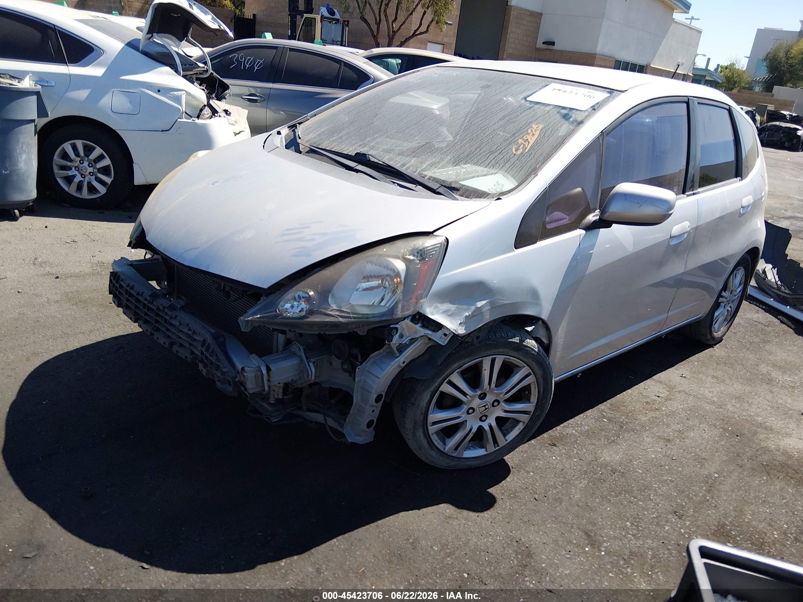 2011 Honda Fit Sport Silver vin: JHMGE8H59BC017720