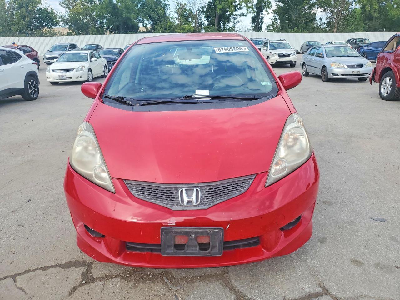2011 Honda Fit Sport Красный vin: JHMGE8H59BC026644