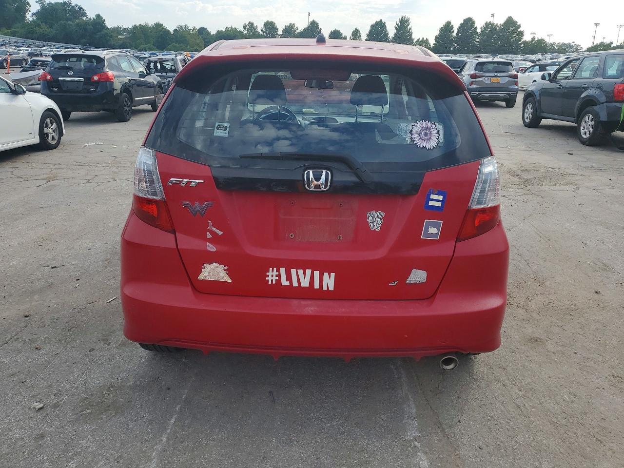 2011 Honda Fit Sport Красный vin: JHMGE8H59BC026644