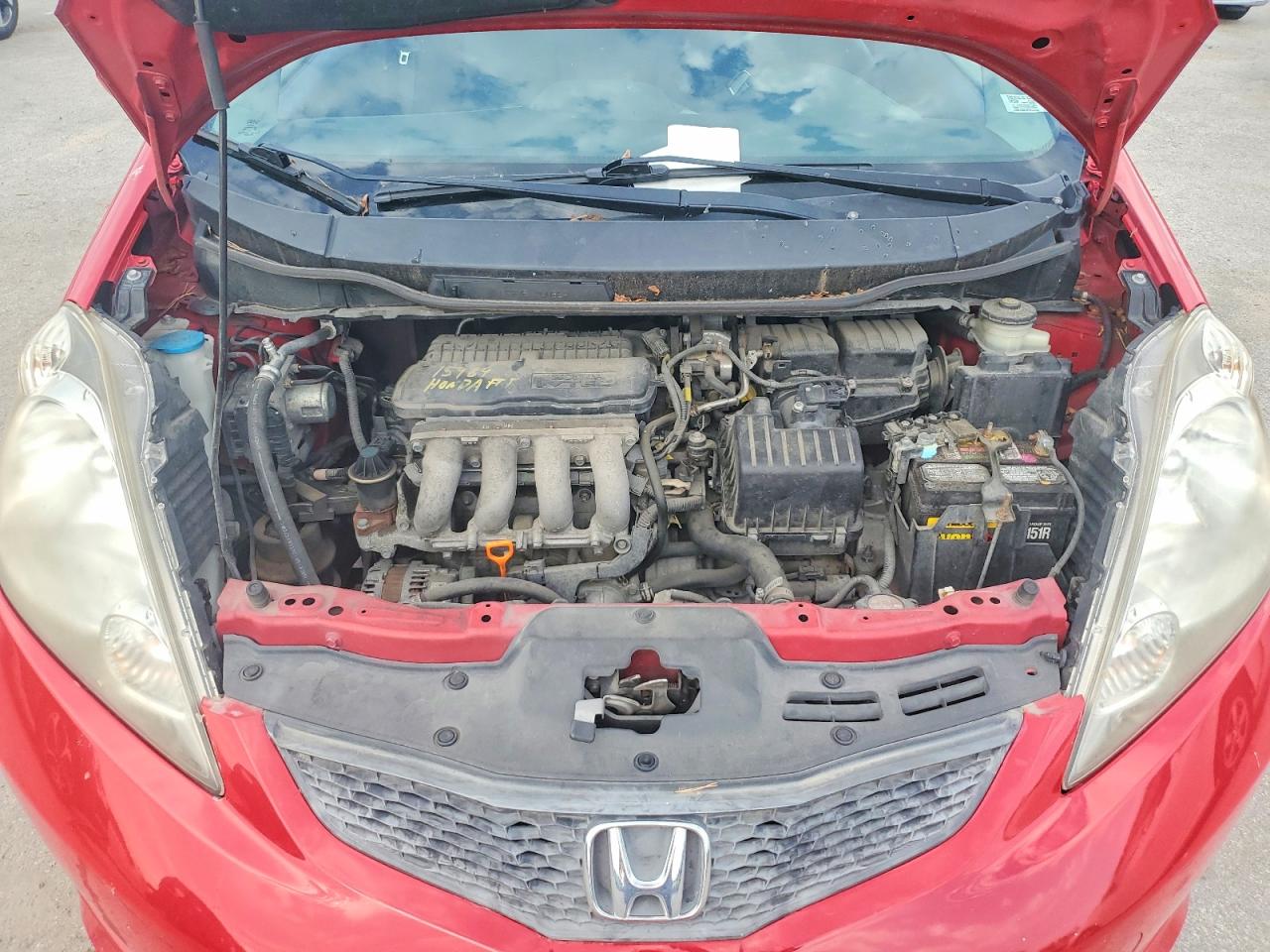 2011 Honda Fit Sport Красный vin: JHMGE8H59BC026644
