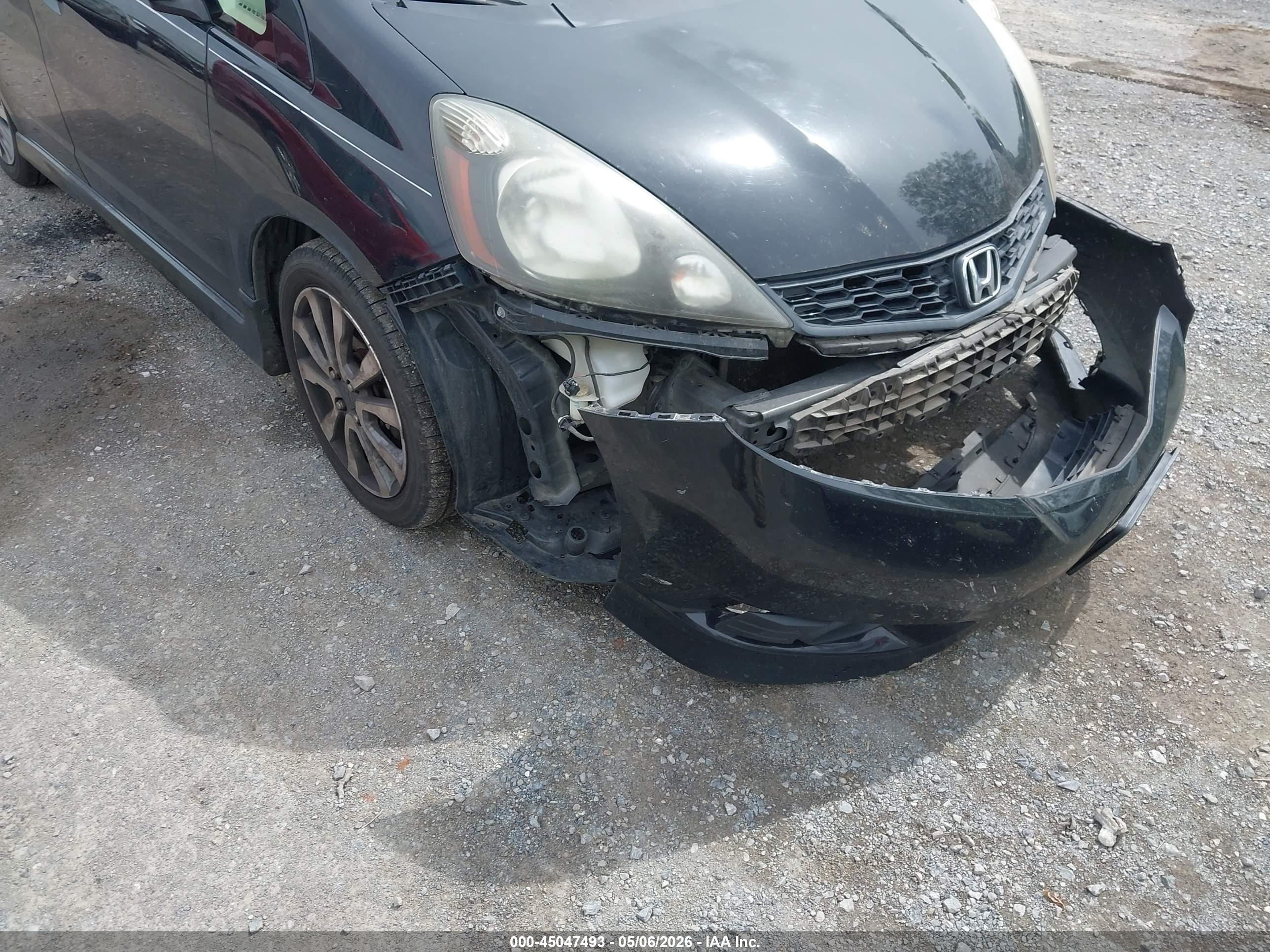 2012 Honda Fit Sport Black vin: JHMGE8H59CC011854