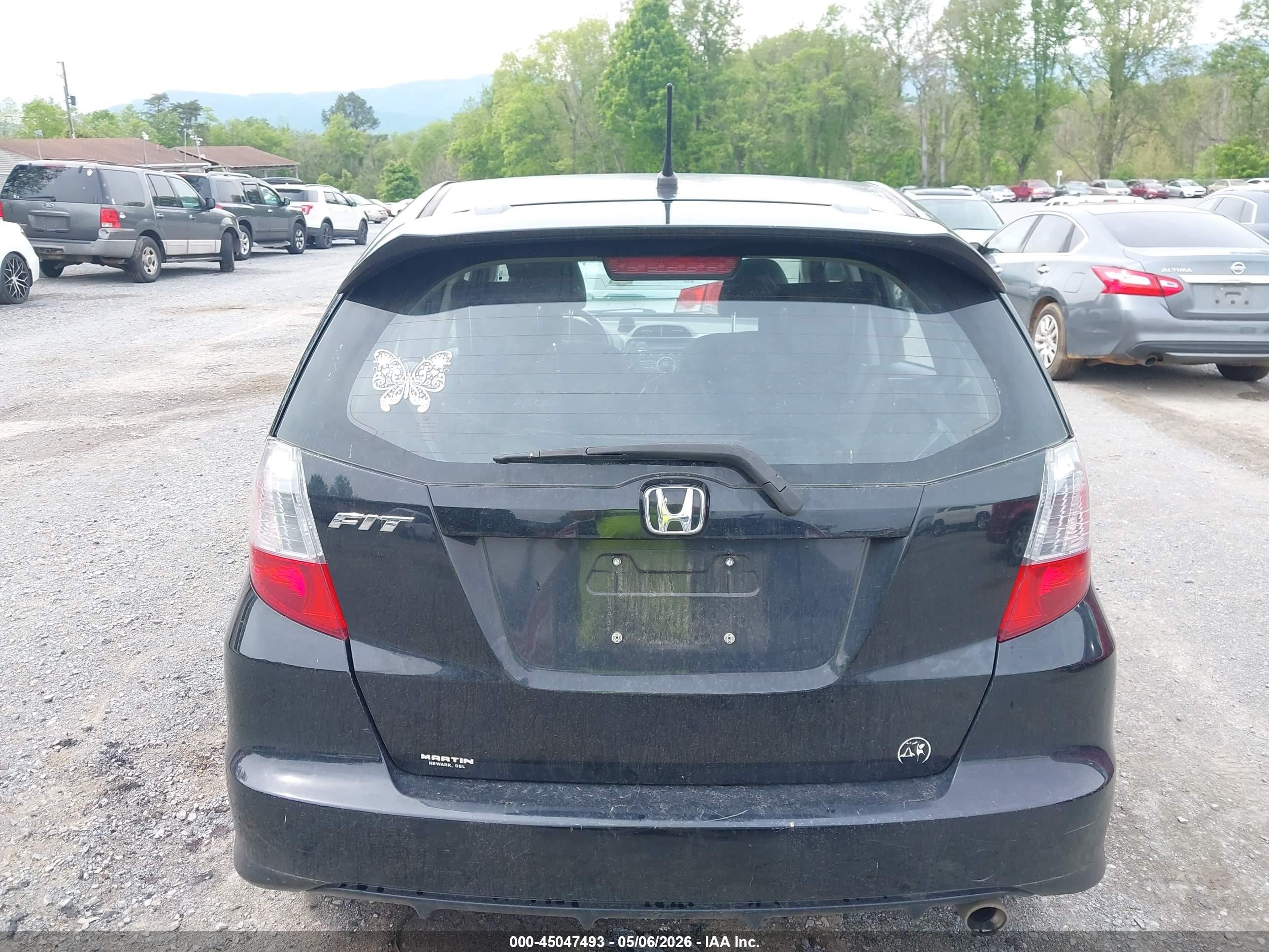 2012 Honda Fit Sport Black vin: JHMGE8H59CC011854