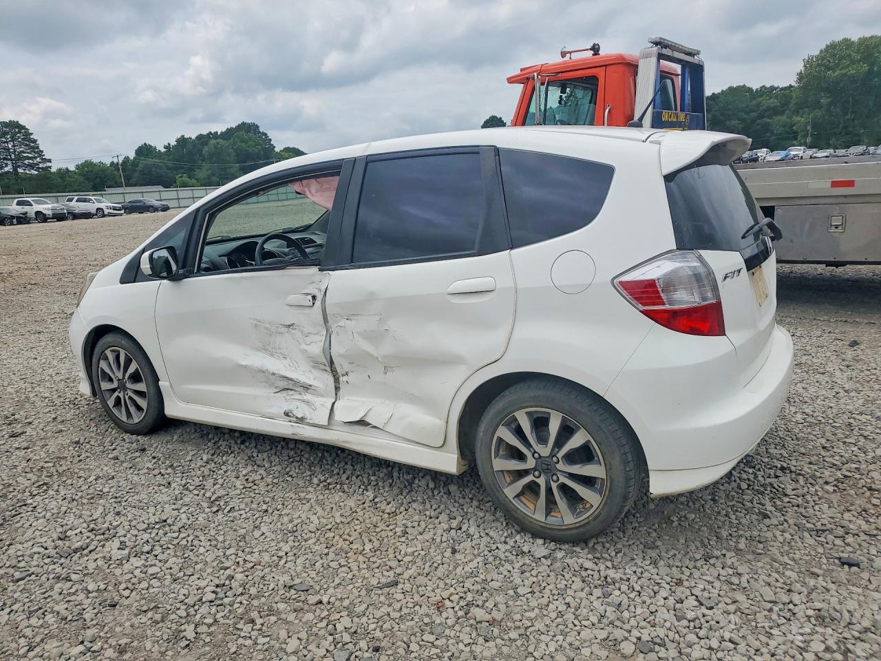 2012 Honda Fit Sport White vin: JHMGE8H59CC017931