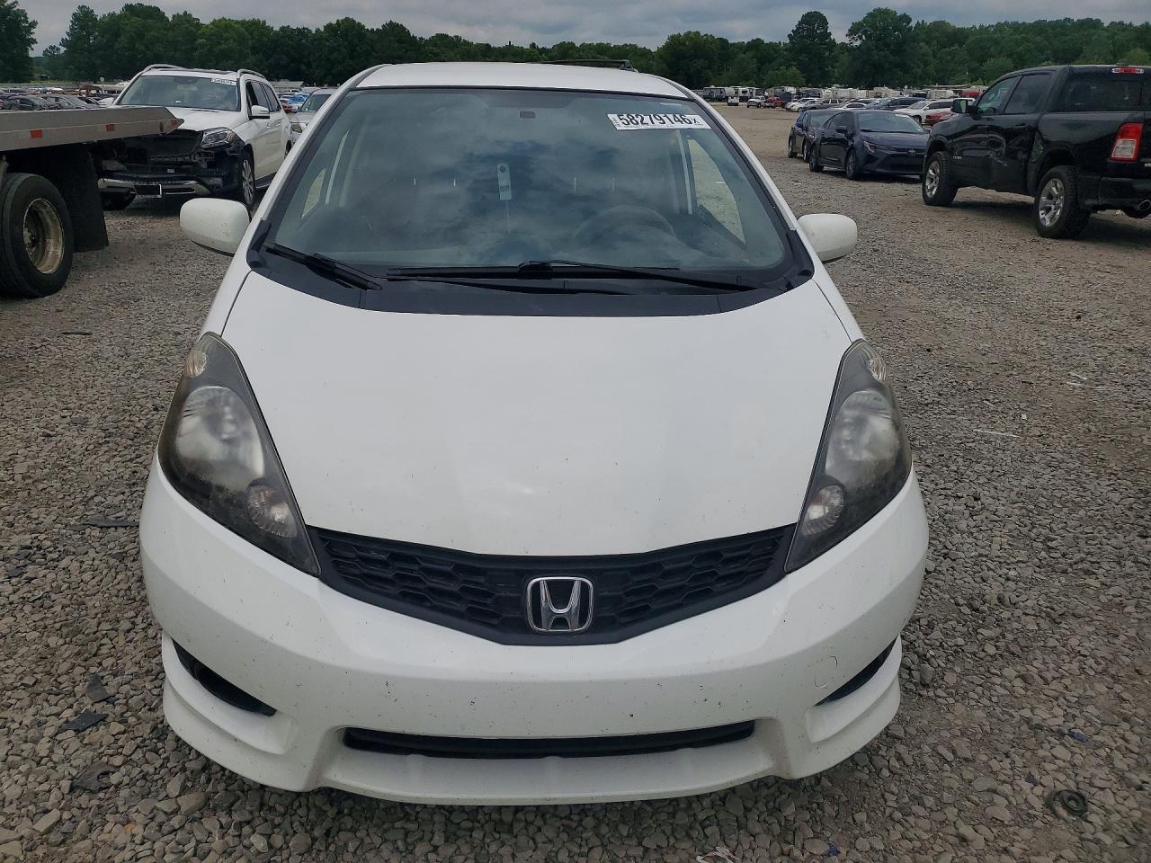 2012 Honda Fit Sport White vin: JHMGE8H59CC017931
