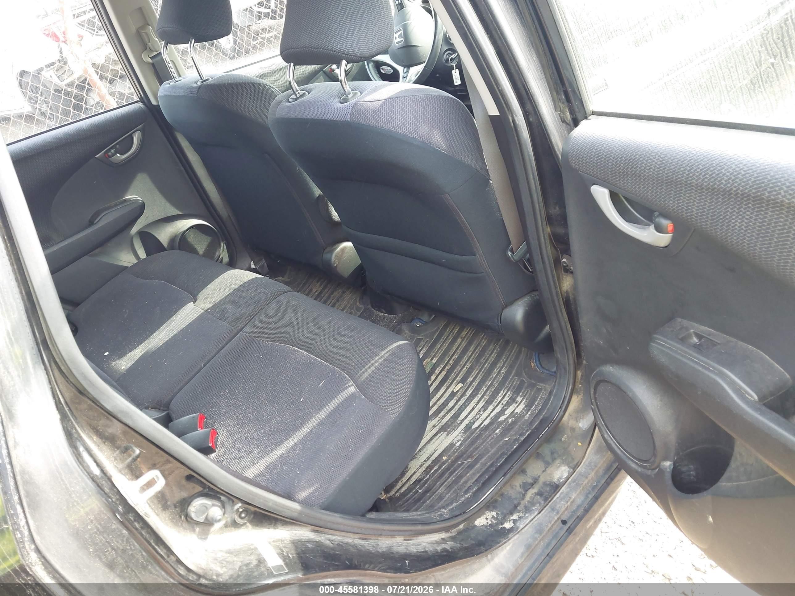 2012 Honda Fit Sport Black vin: JHMGE8H59CC019310
