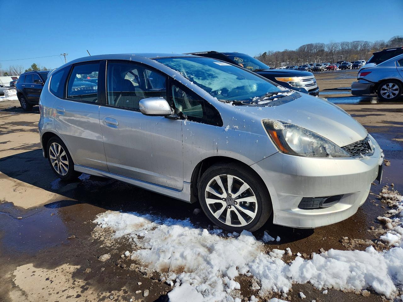2012 Honda Fit Sport Silver vin: JHMGE8H59CC033224