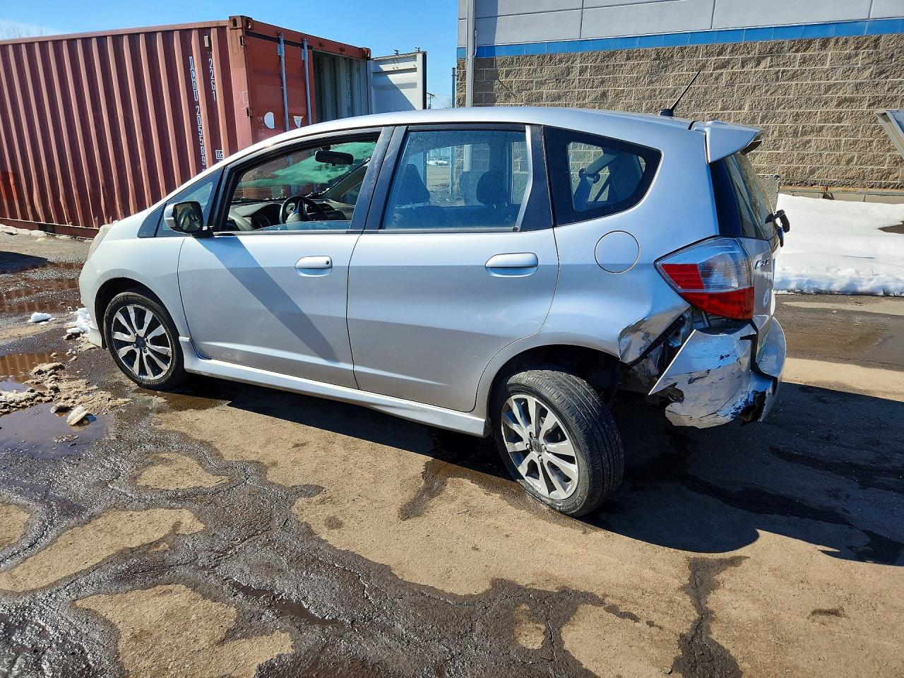 2012 Honda Fit Sport Silver vin: JHMGE8H59CC033224