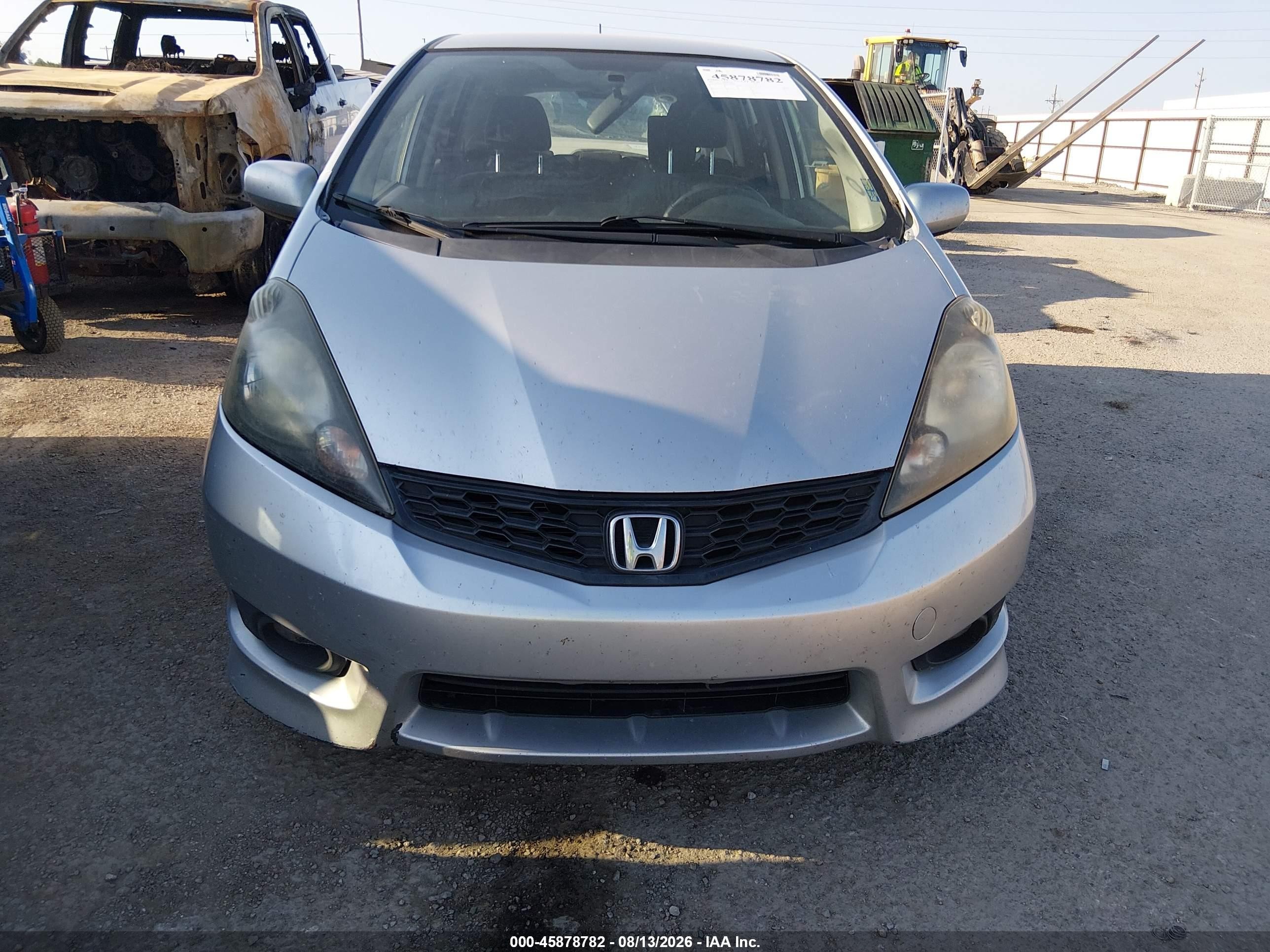 2013 Honda Fit Sport Silver vin: JHMGE8H59DC004257