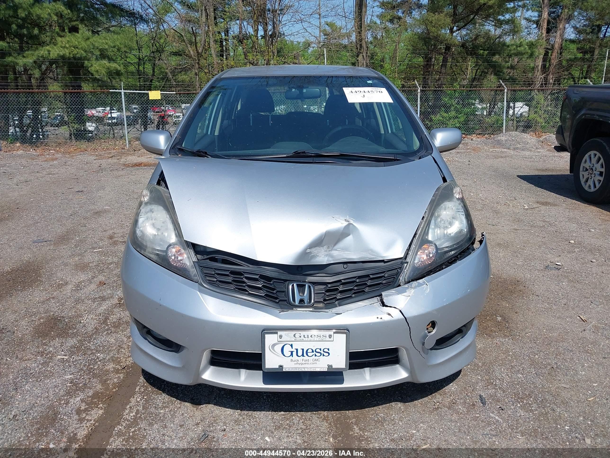 2013 Honda Fit Sport Silver vin: JHMGE8H59DC024394