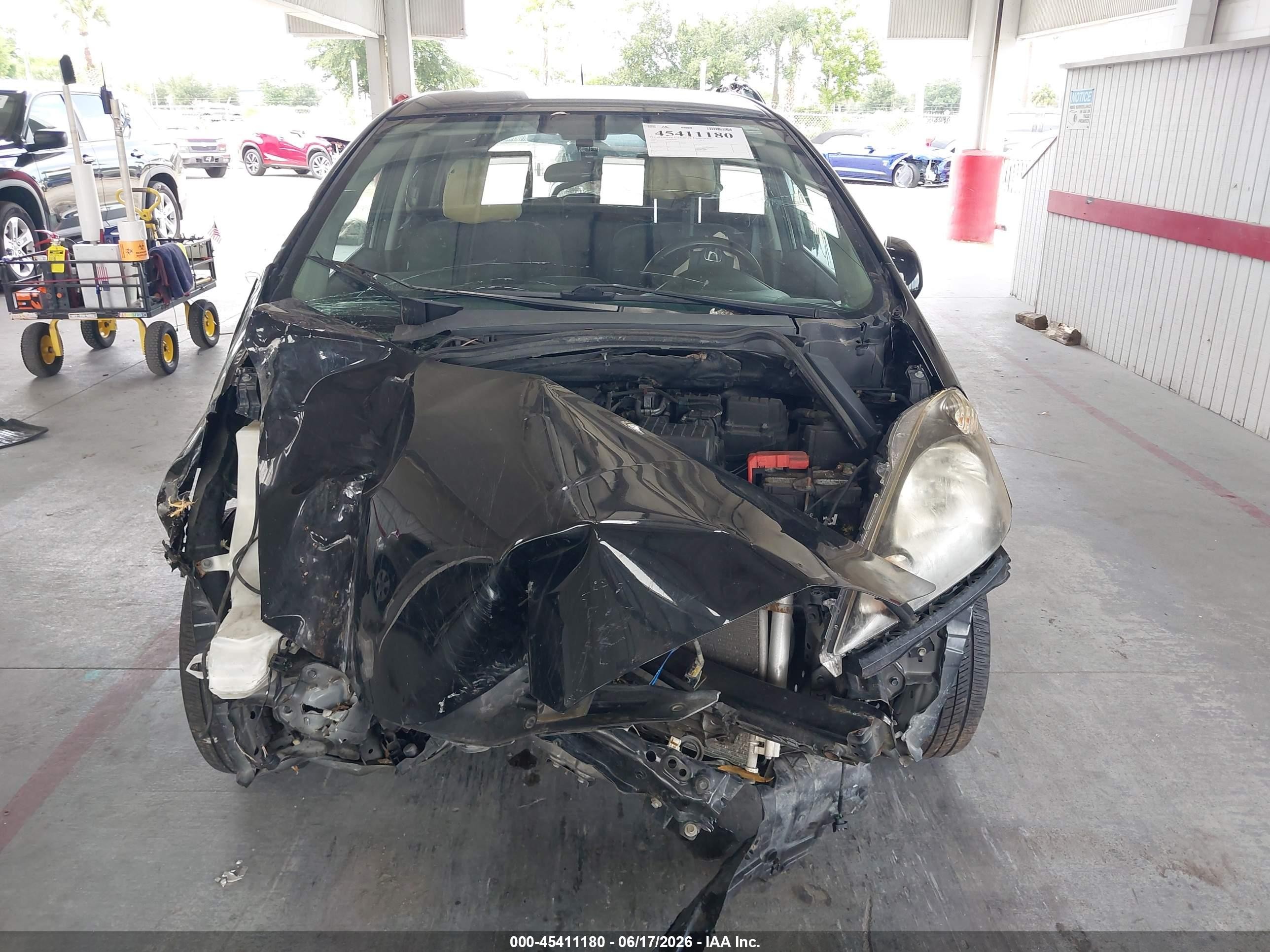 2013 Honda Fit Sport Black vin: JHMGE8H59DC029028