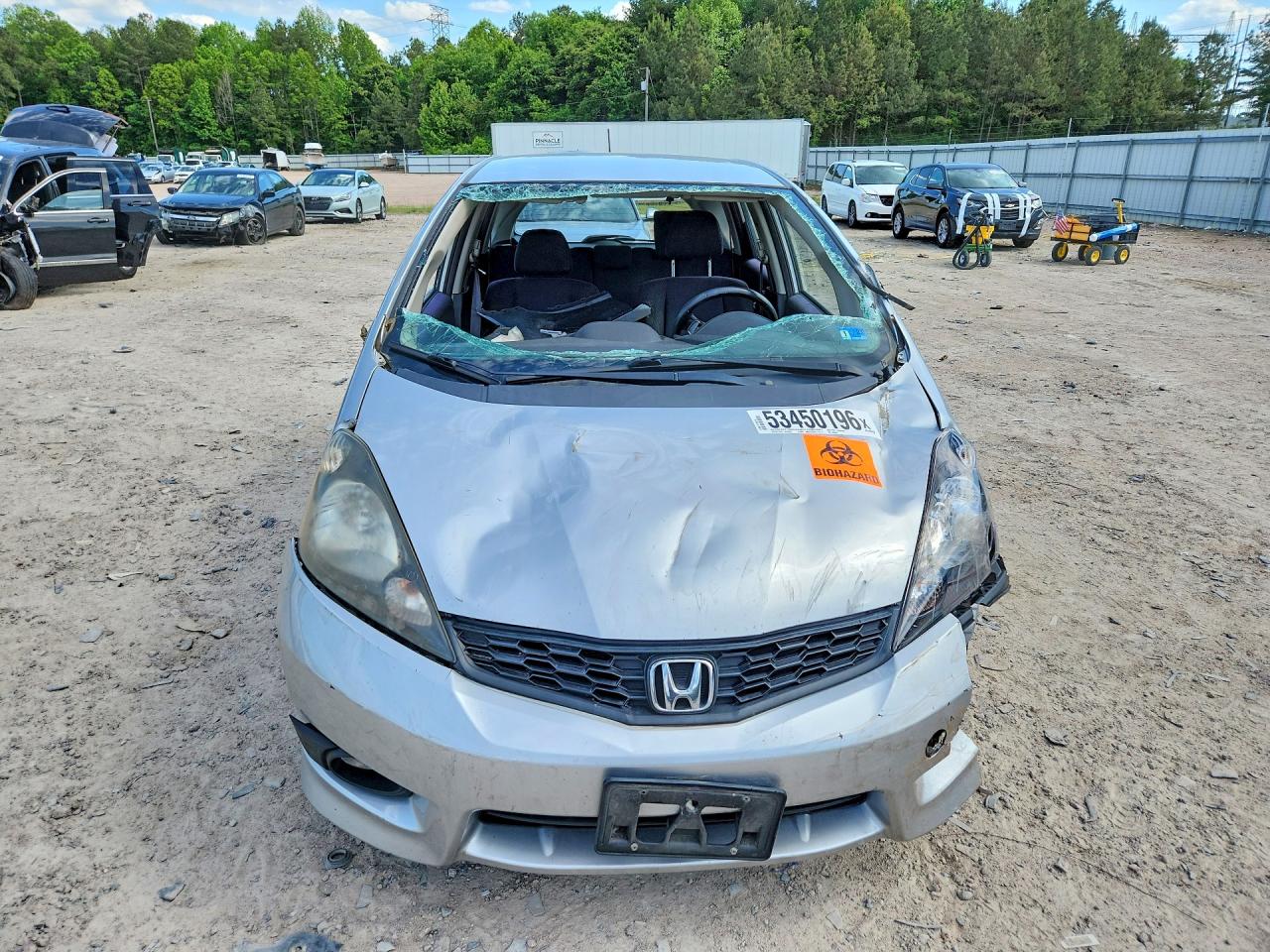 2013 Honda Fit Sport Silver vin: JHMGE8H59DC029840