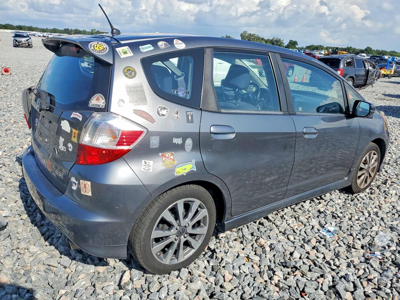 2013 Honda Fit Sport Gray vin: JHMGE8H59DC072770