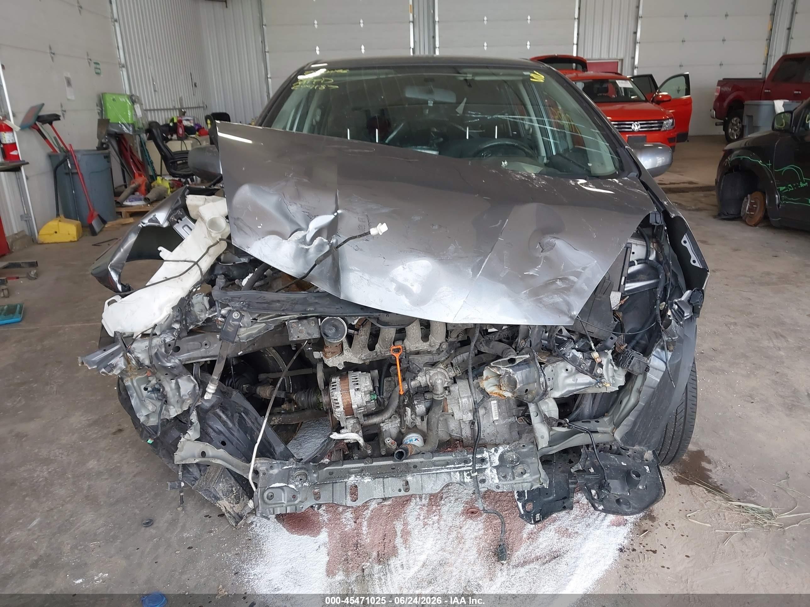 2013 Honda Fit Sport Gray vin: JHMGE8H59DC077886