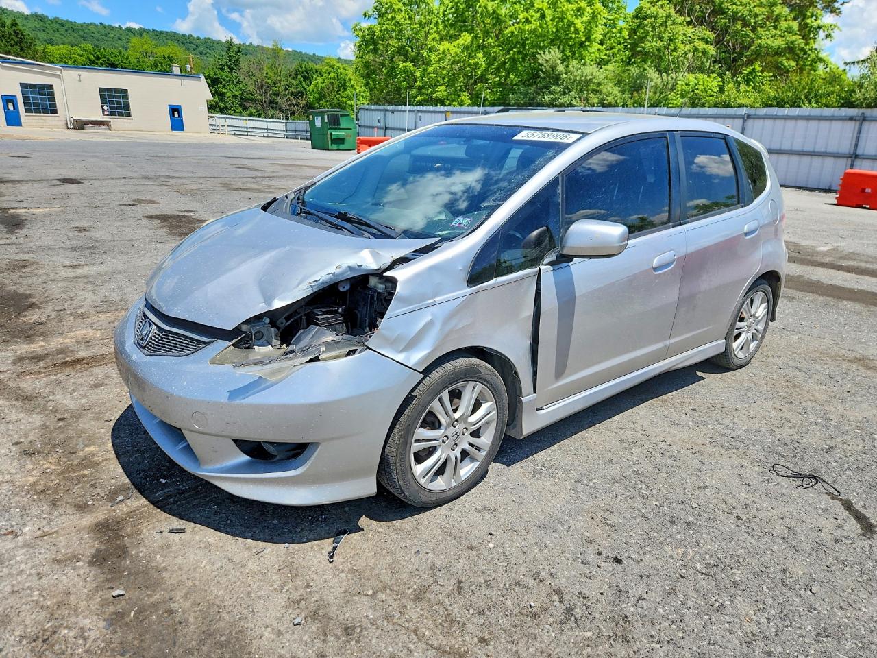 2011 Honda Fit Sport Silver vin: JHMGE8H5XBC013630