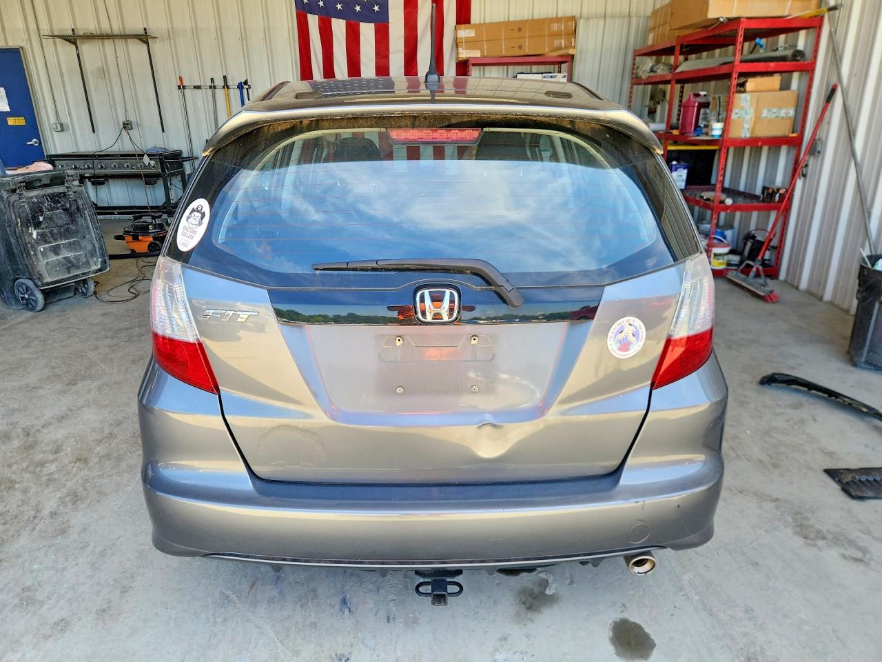 2011 Honda Fit Sport Gray vin: JHMGE8H5XBS003492