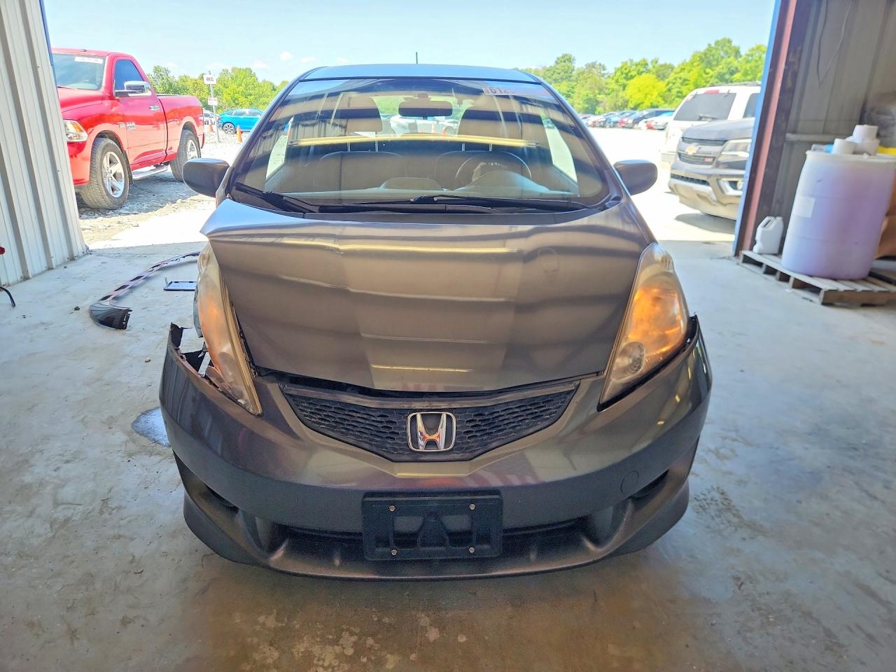 2011 Honda Fit Sport Gray vin: JHMGE8H5XBS003492