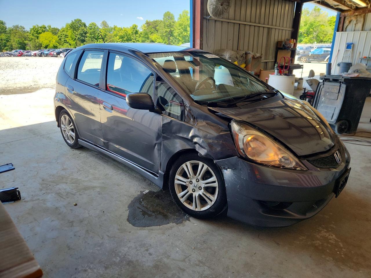 2011 Honda Fit Sport Gray vin: JHMGE8H5XBS003492