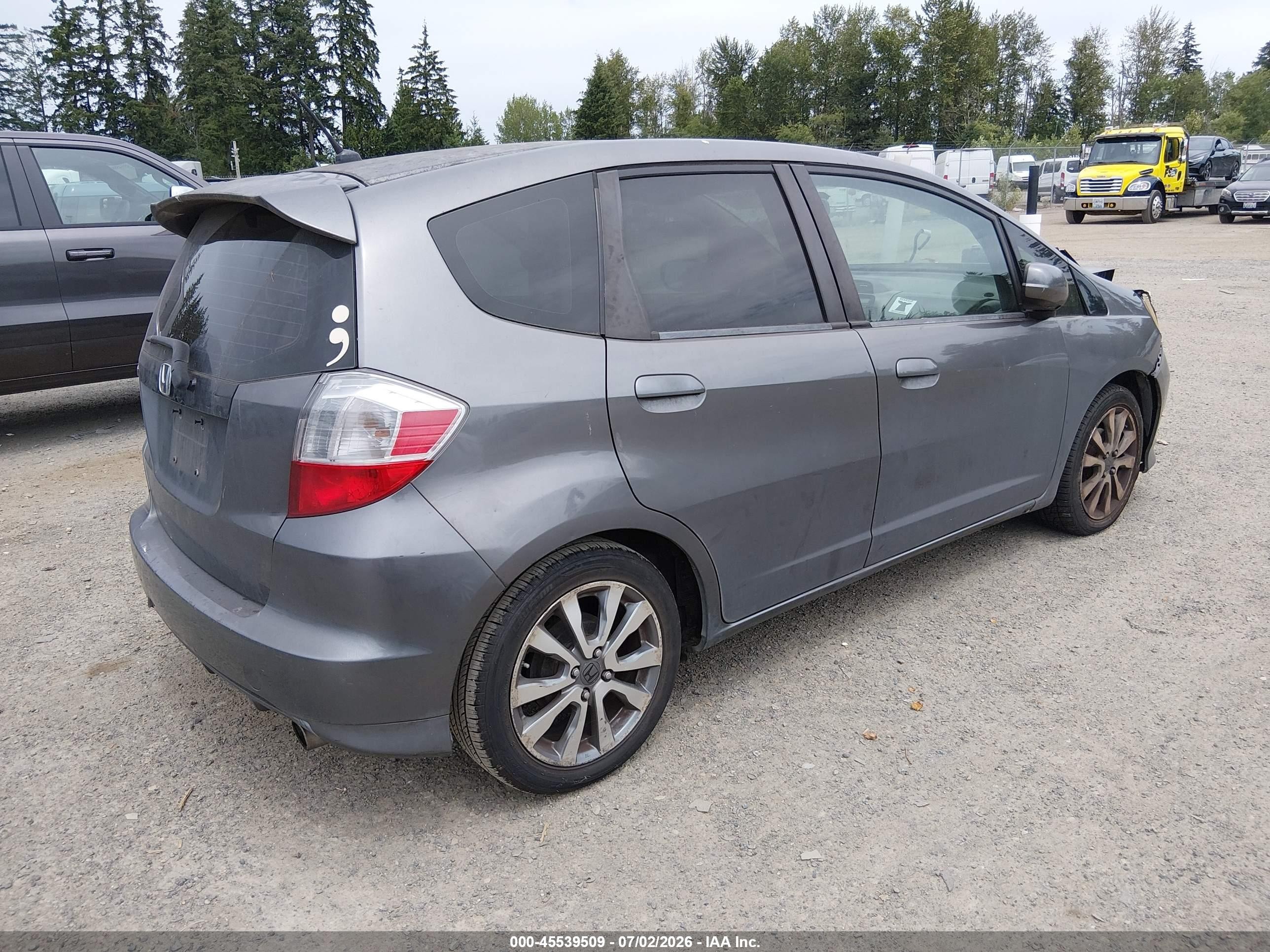 2012 Honda Fit Sport Синий vin: JHMGE8H5XCC007330