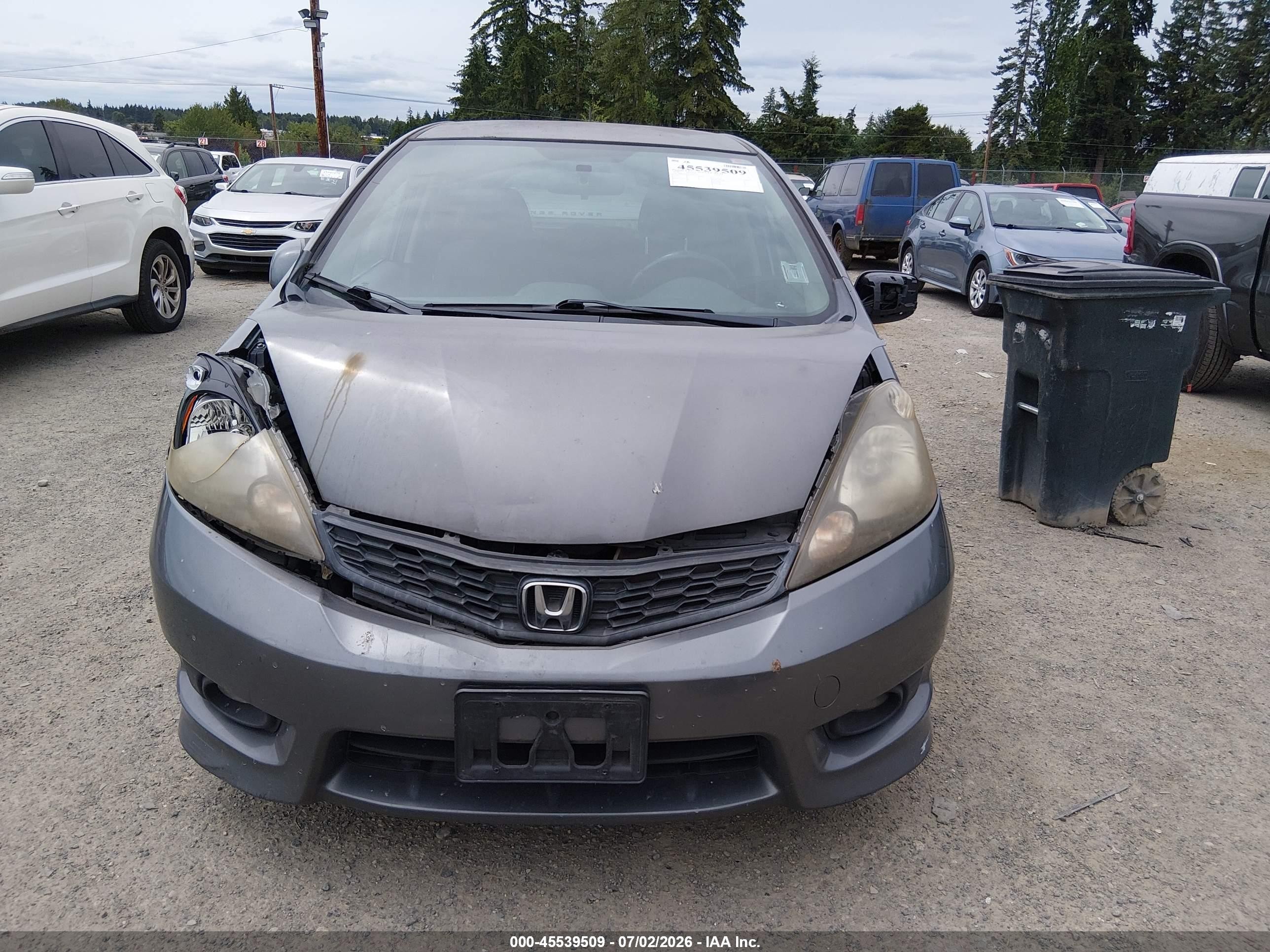 2012 Honda Fit Sport Синий vin: JHMGE8H5XCC007330