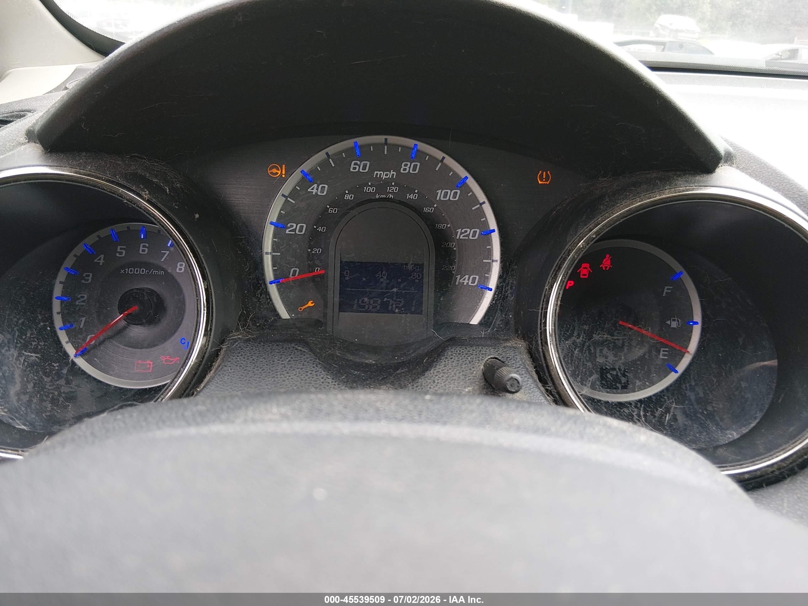 2012 Honda Fit Sport Синий vin: JHMGE8H5XCC007330