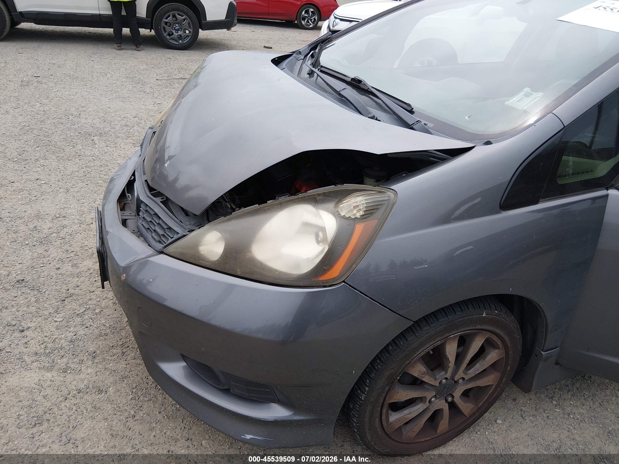 2012 Honda Fit Sport Синий vin: JHMGE8H5XCC007330