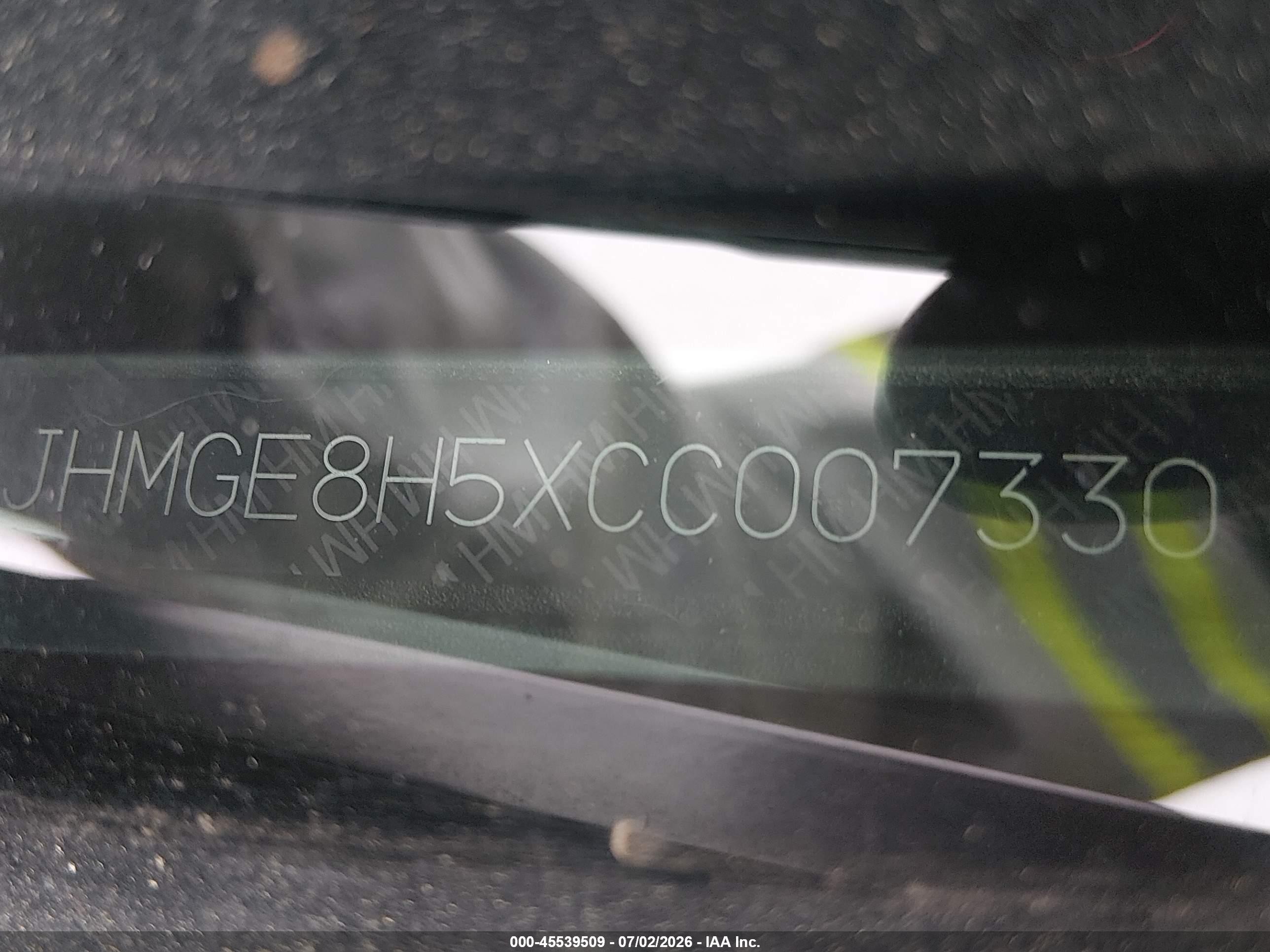 2012 Honda Fit Sport Синий vin: JHMGE8H5XCC007330