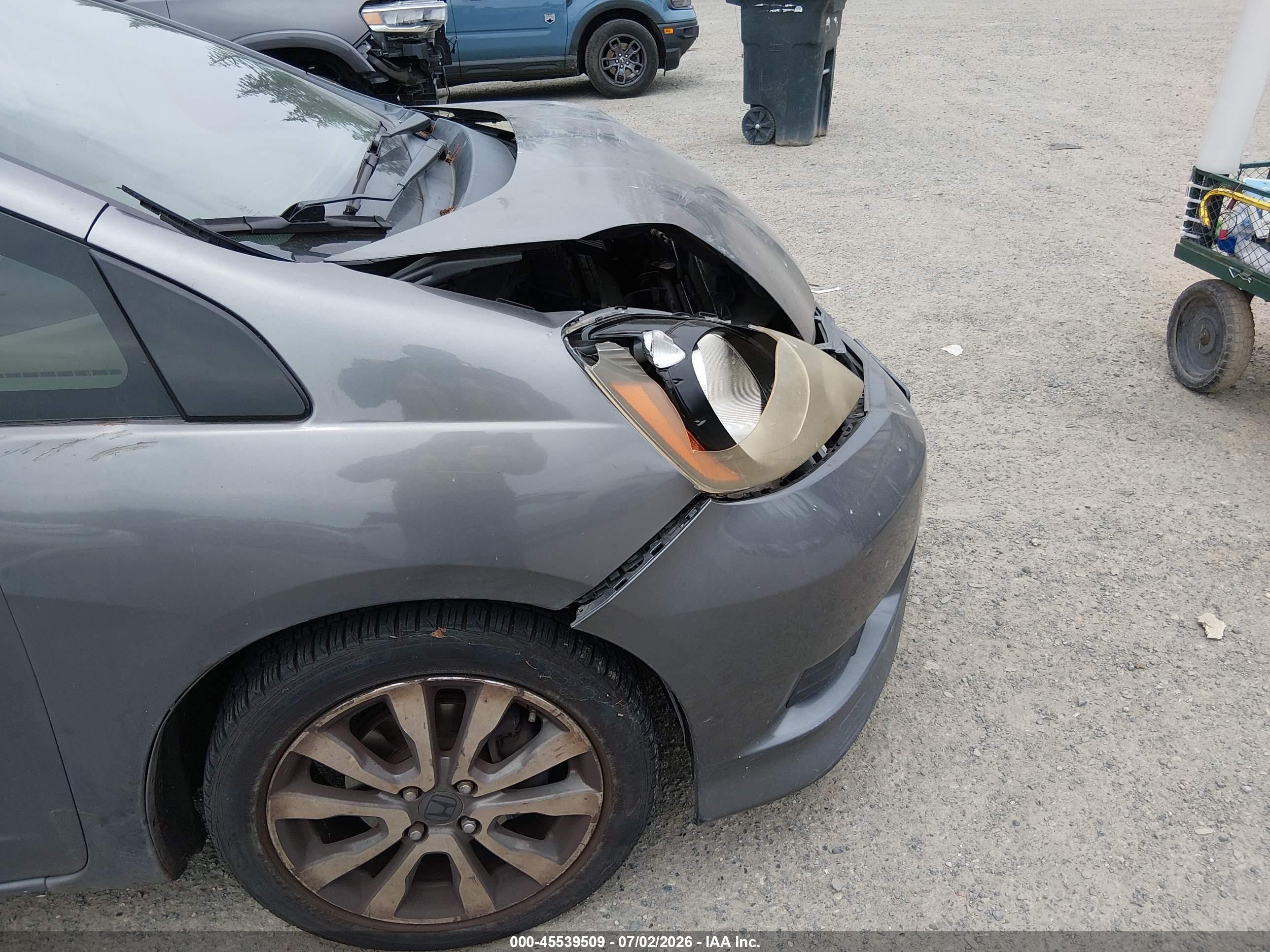 2012 Honda Fit Sport Синий vin: JHMGE8H5XCC007330
