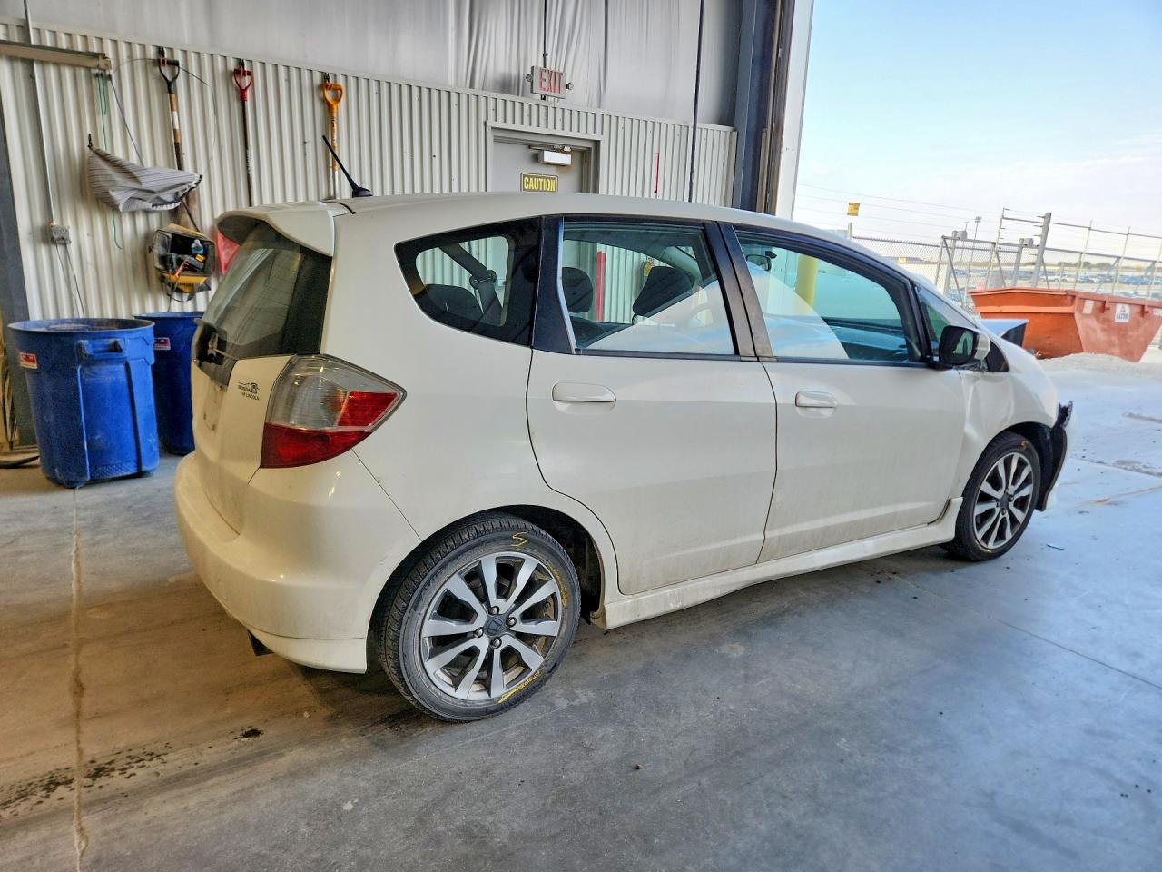 2012 Honda Fit Sport White vin: JHMGE8H5XCC010521