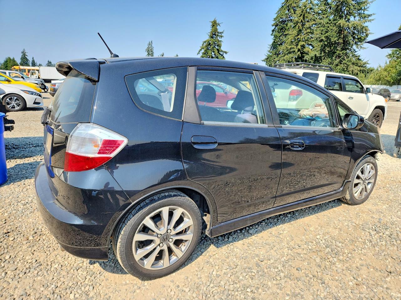 2012 Honda Fit Sport Black vin: JHMGE8H5XCC018683