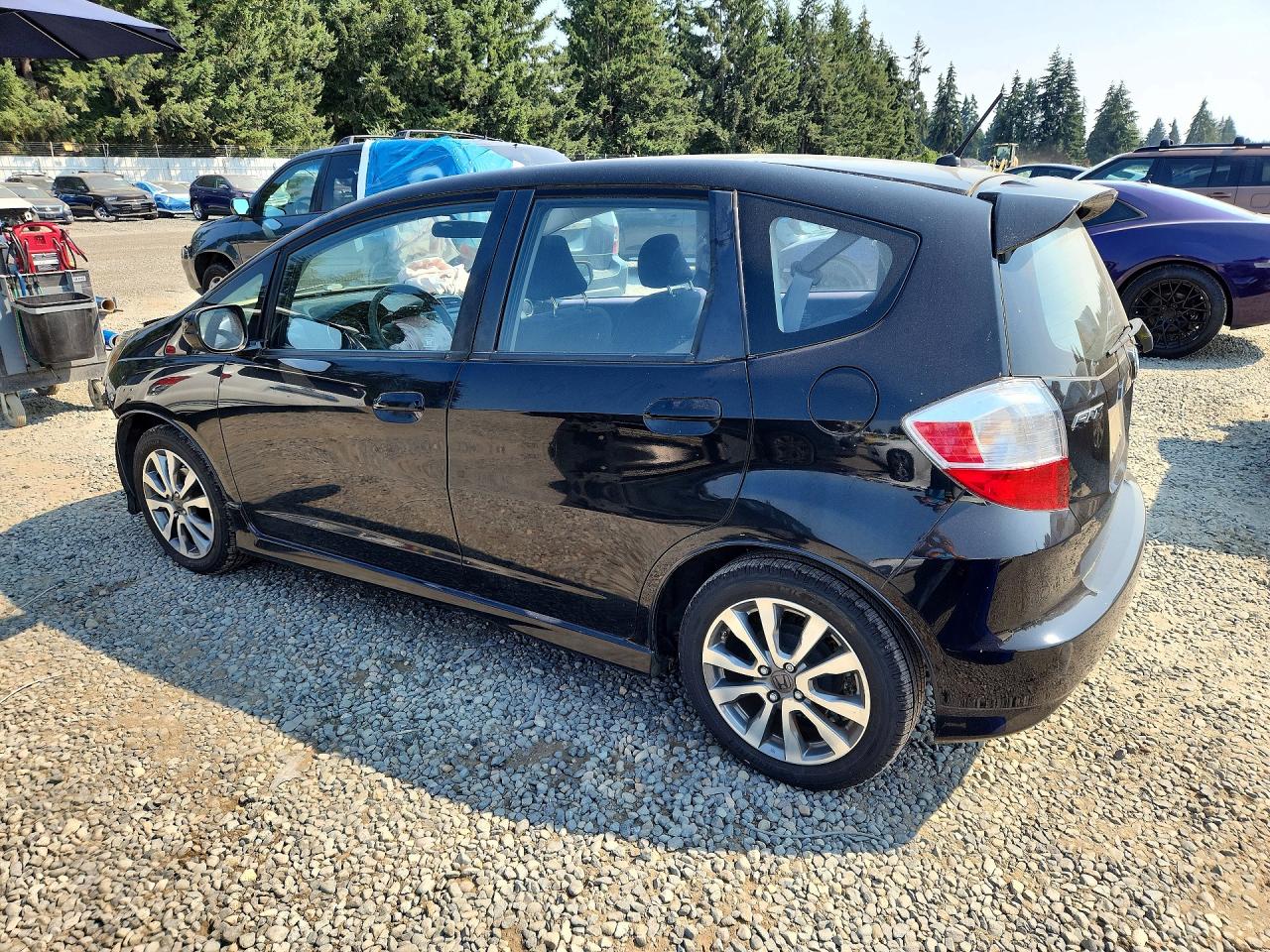 2012 Honda Fit Sport Black vin: JHMGE8H5XCC018683