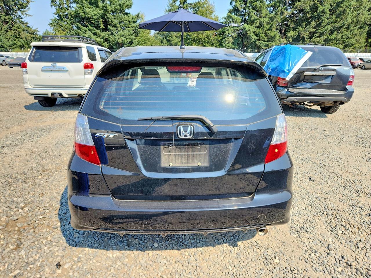 2012 Honda Fit Sport Black vin: JHMGE8H5XCC018683