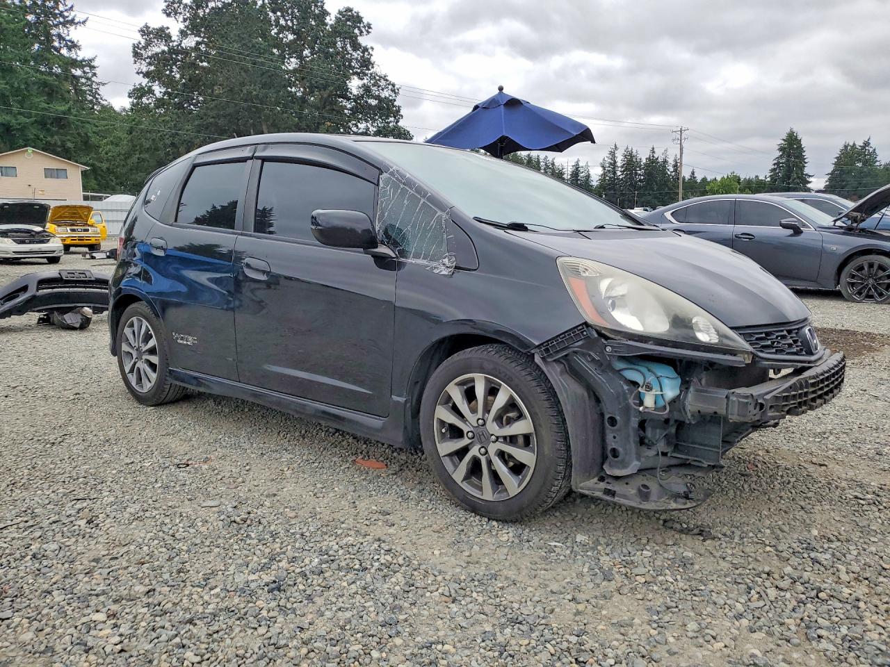 2012 Honda Fit Sport Black vin: JHMGE8H5XCC019316