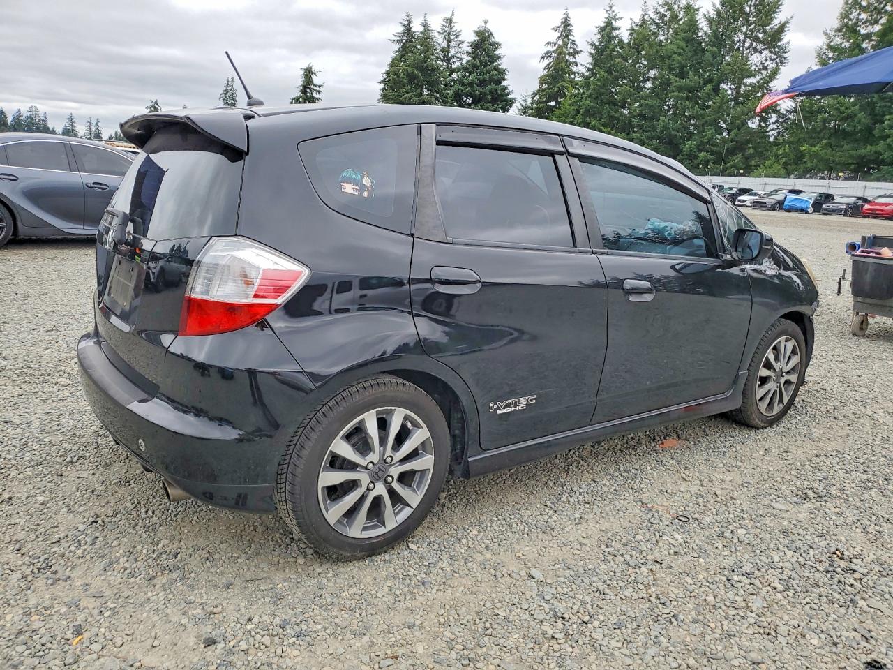 2012 Honda Fit Sport Black vin: JHMGE8H5XCC019316