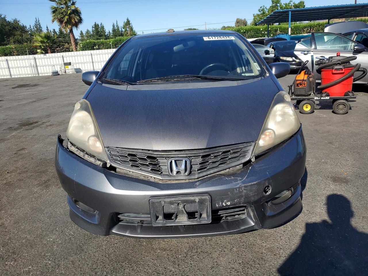 2012 Honda Fit Sport Серый vin: JHMGE8H5XCC024483