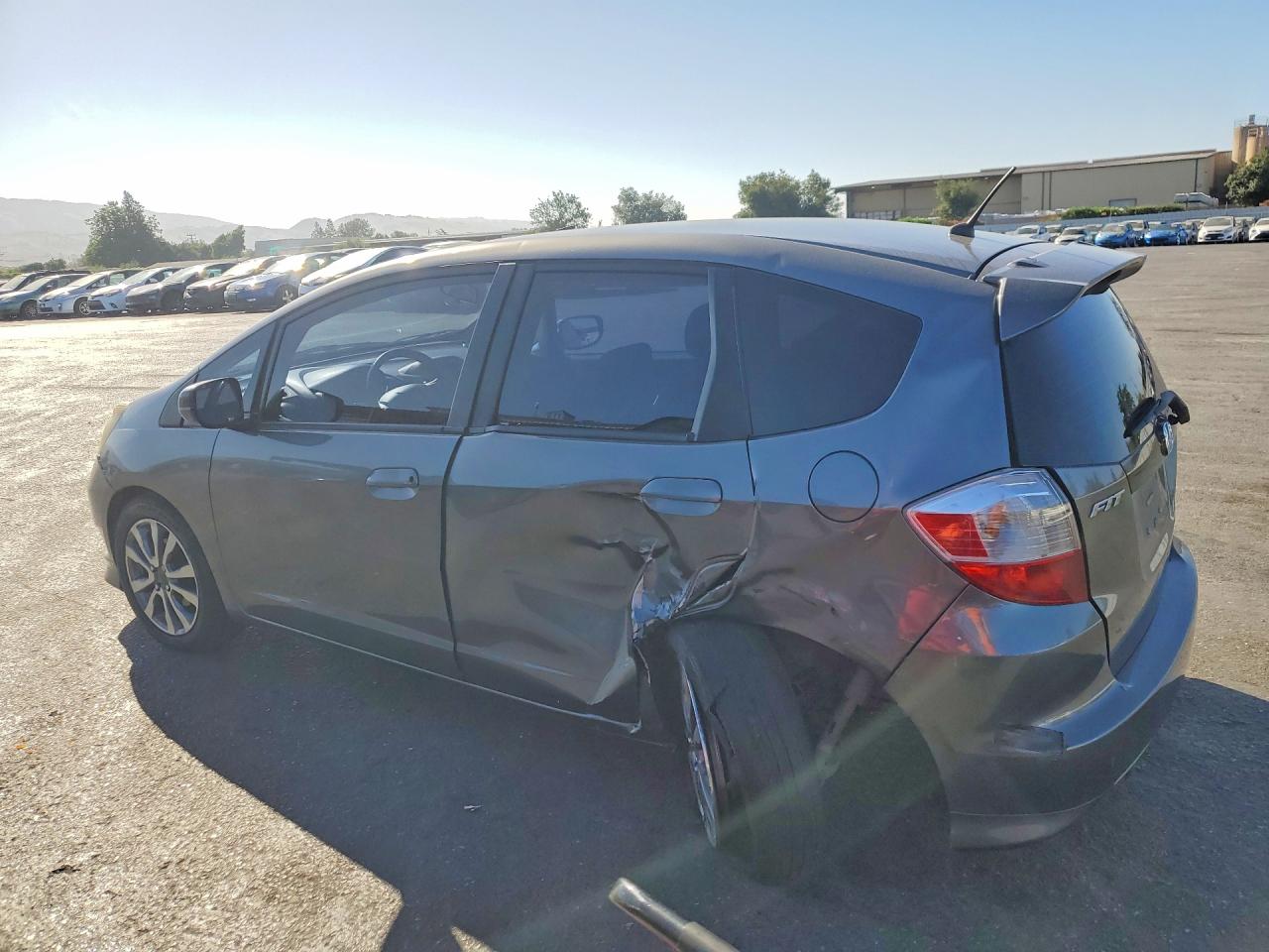 2012 Honda Fit Sport Серый vin: JHMGE8H5XCC024483