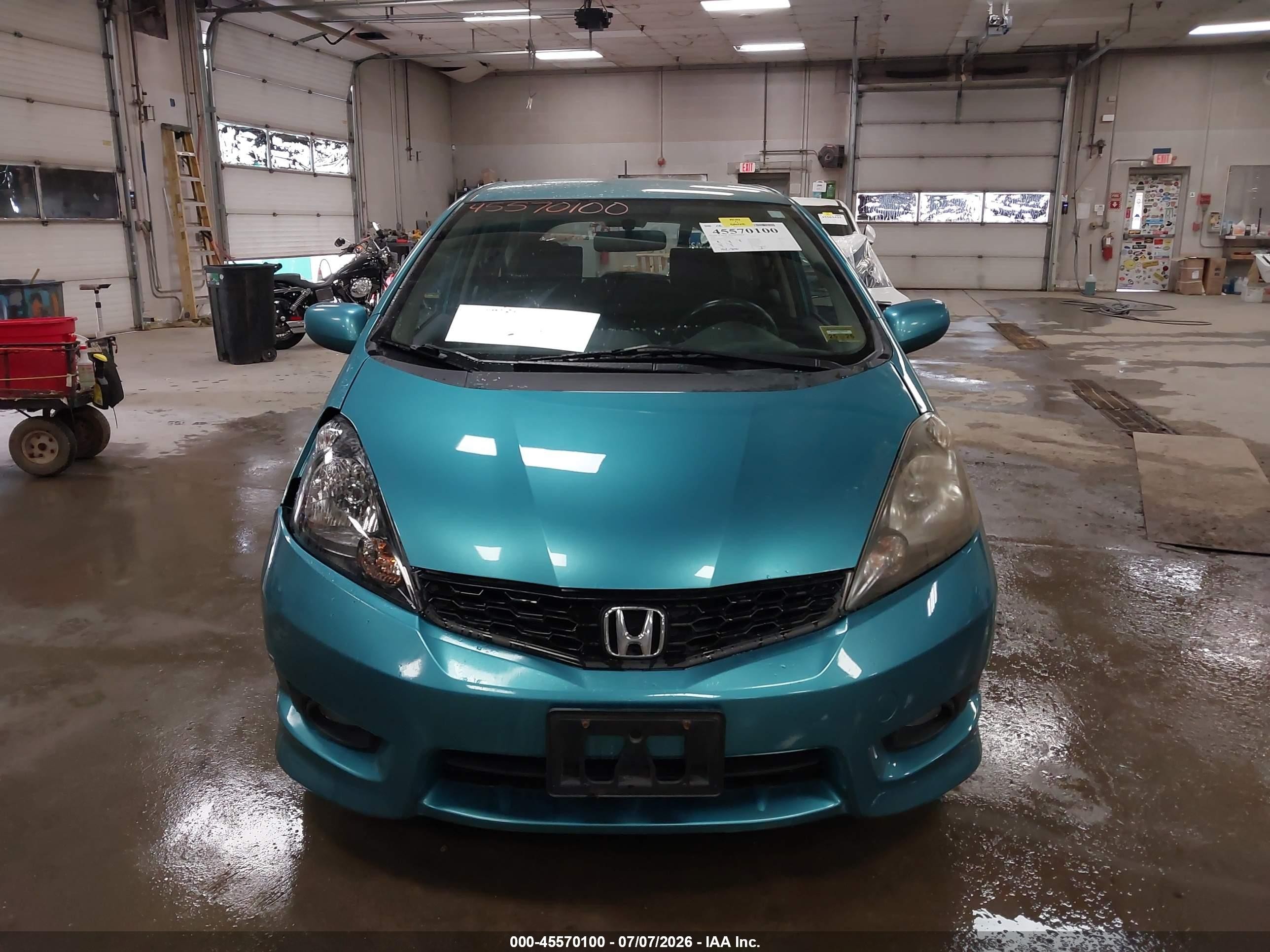 2012 Honda Fit Sport Синий vin: JHMGE8H5XCC033054